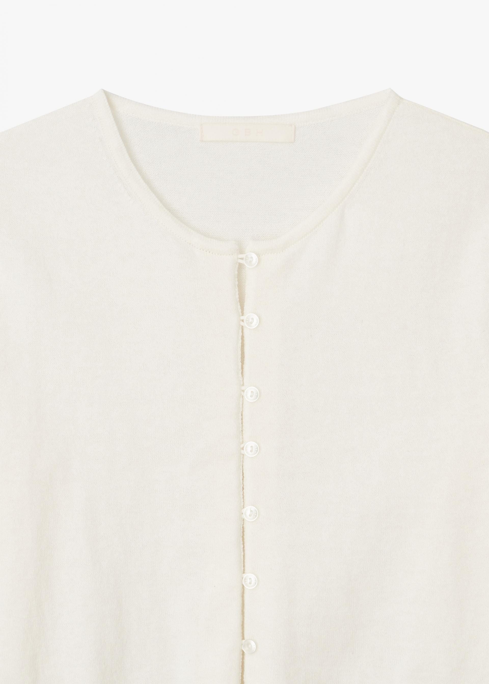 26SS CASHMERE PETITE CARDIGAN / IVORY