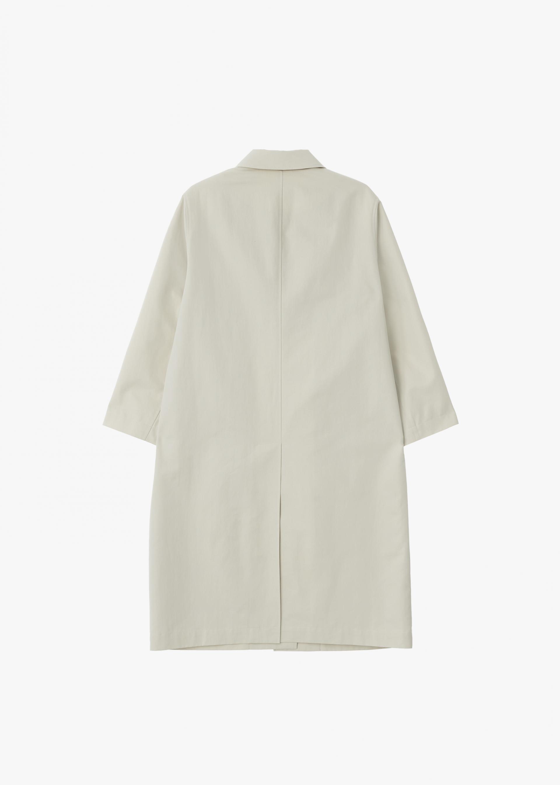 26SS SINGLE MAC COAT / BEIGE