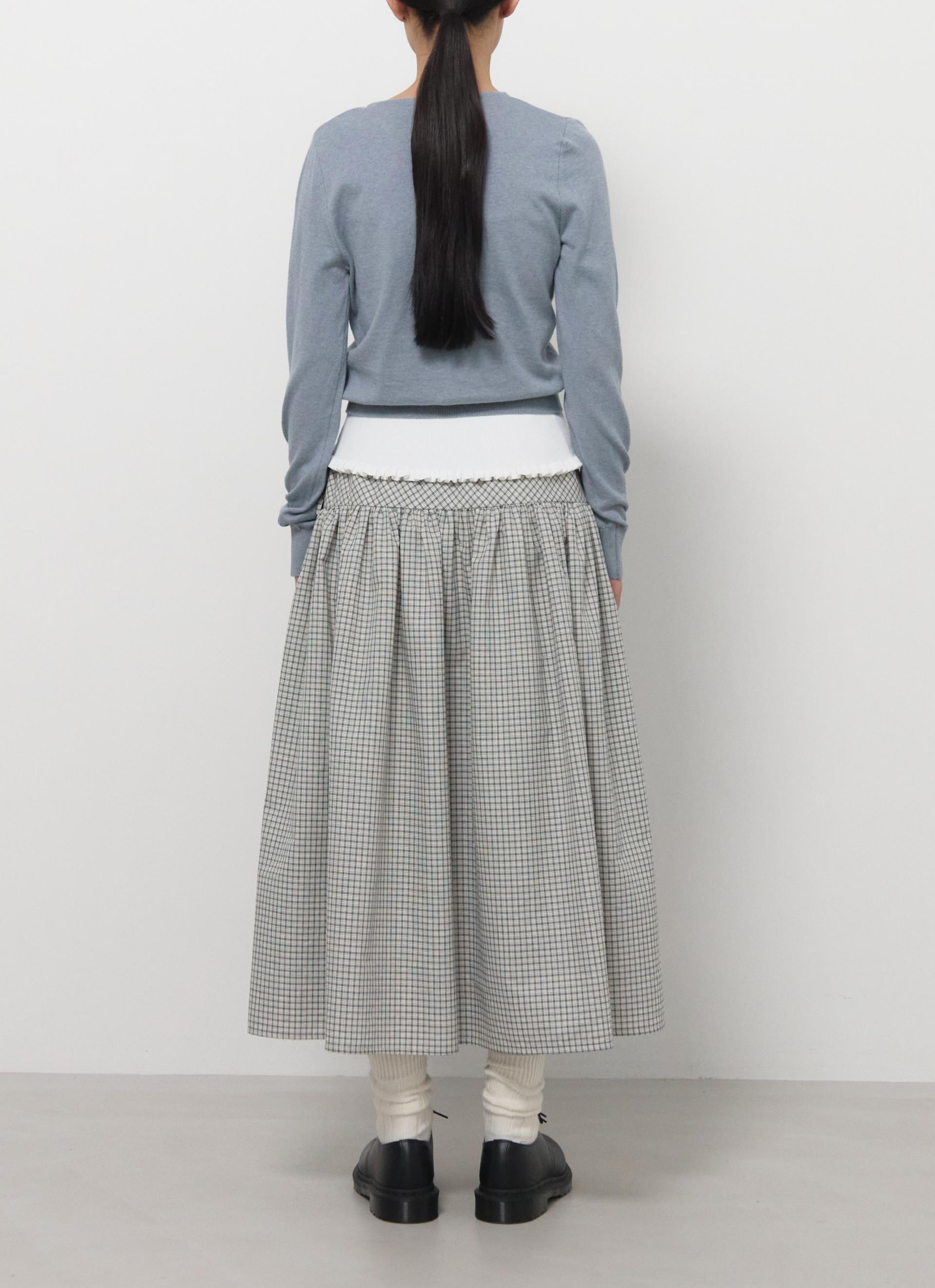 26SS CASHMERE ANG CARDIGAN / SOFT BLUE