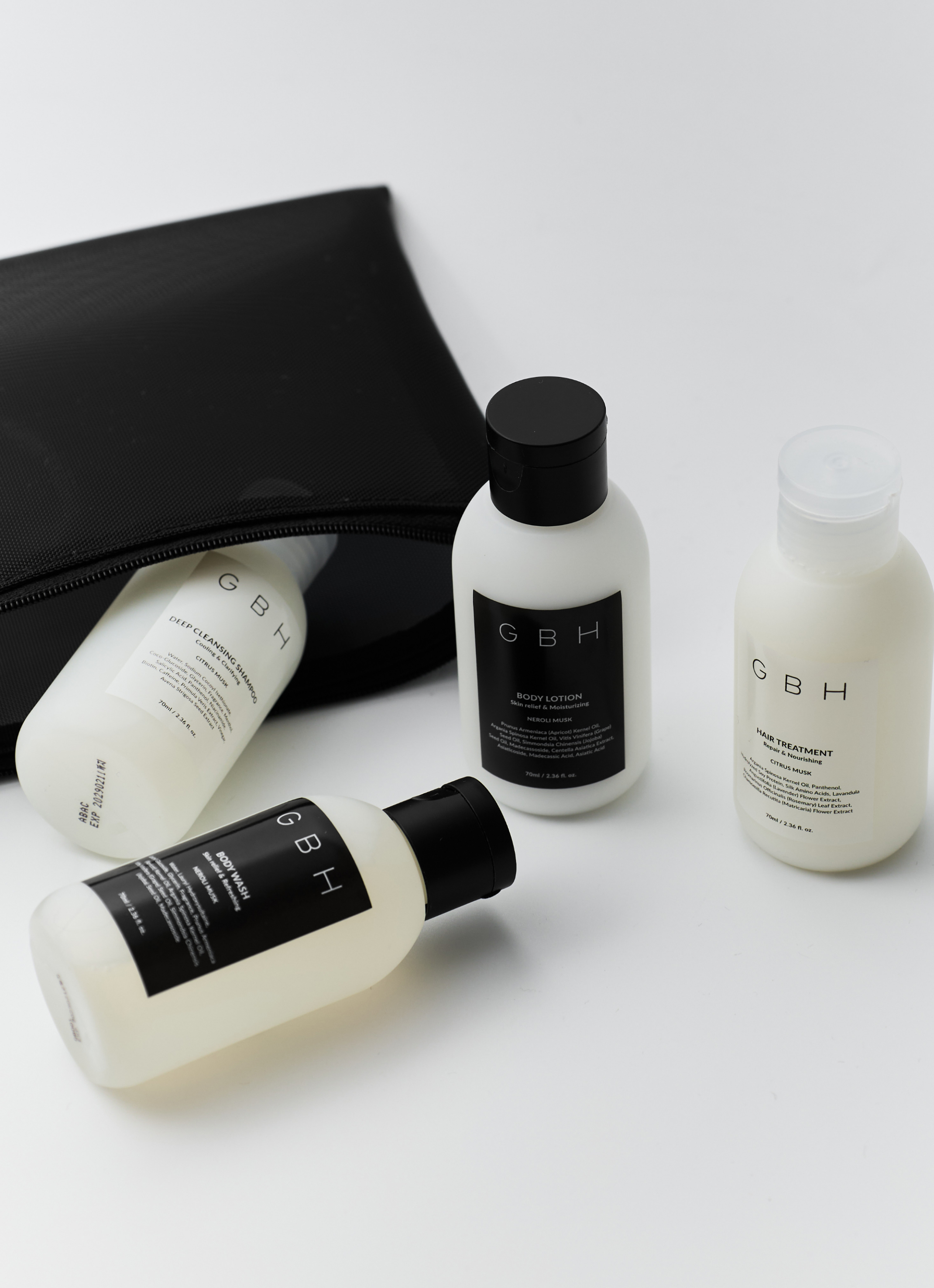 TRAVEL SET (TRAVEL KIT 70ml 4종 + MONO MESH POUCH)