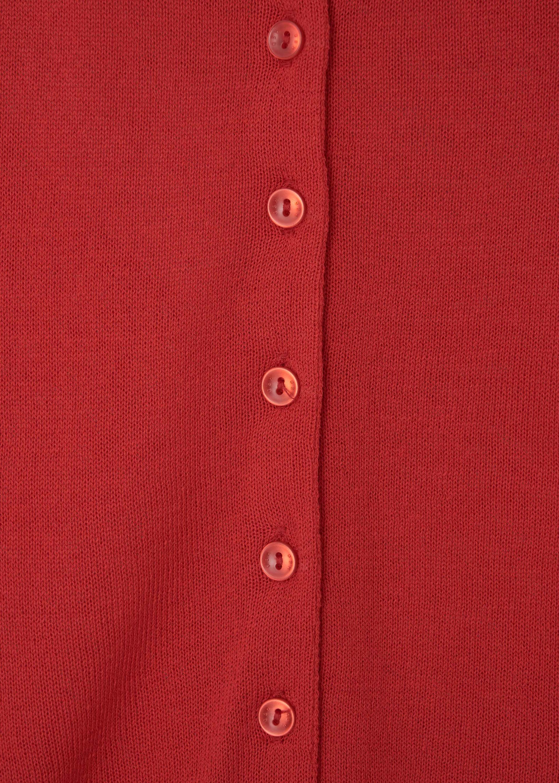 26SS SHEER CARDIGAN / RED