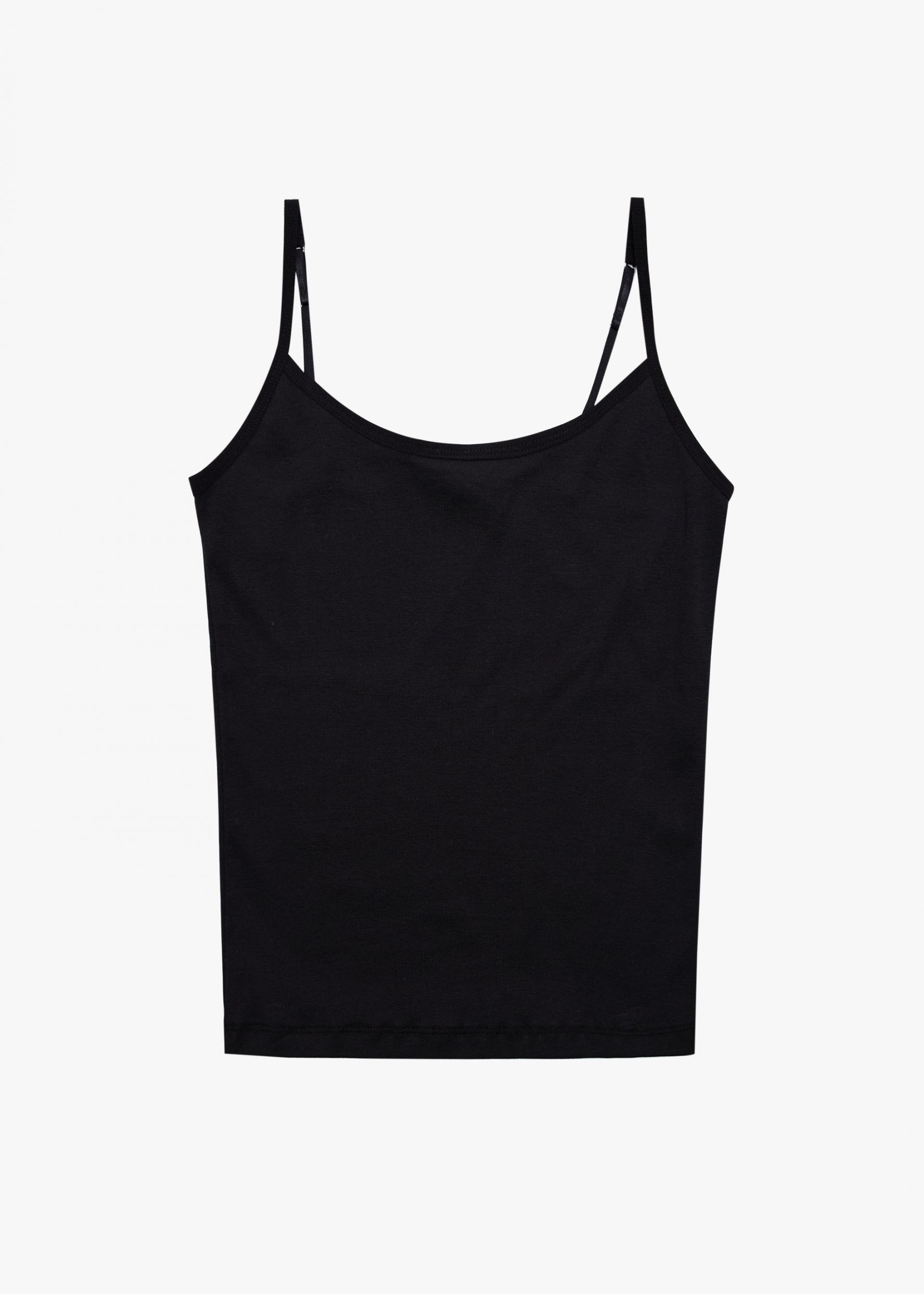 26SS SLIM FIT BASIC SLEEVELESS / BLACK