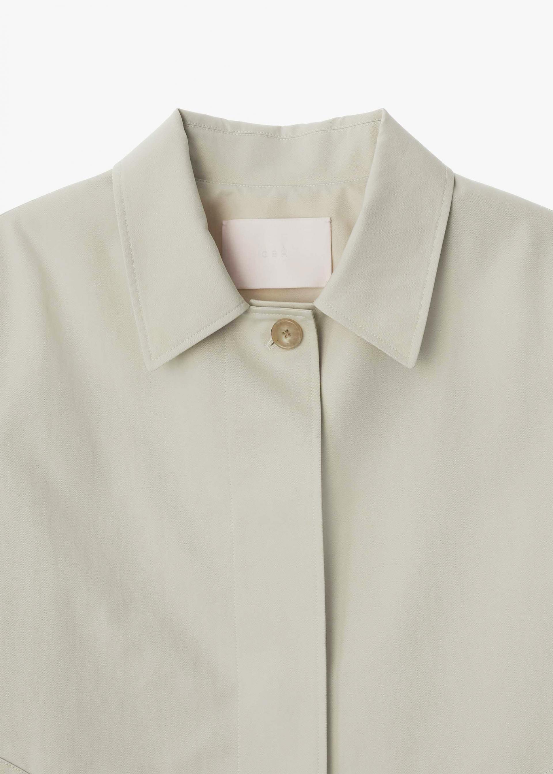 26SS SINGLE MAC COAT / BEIGE
