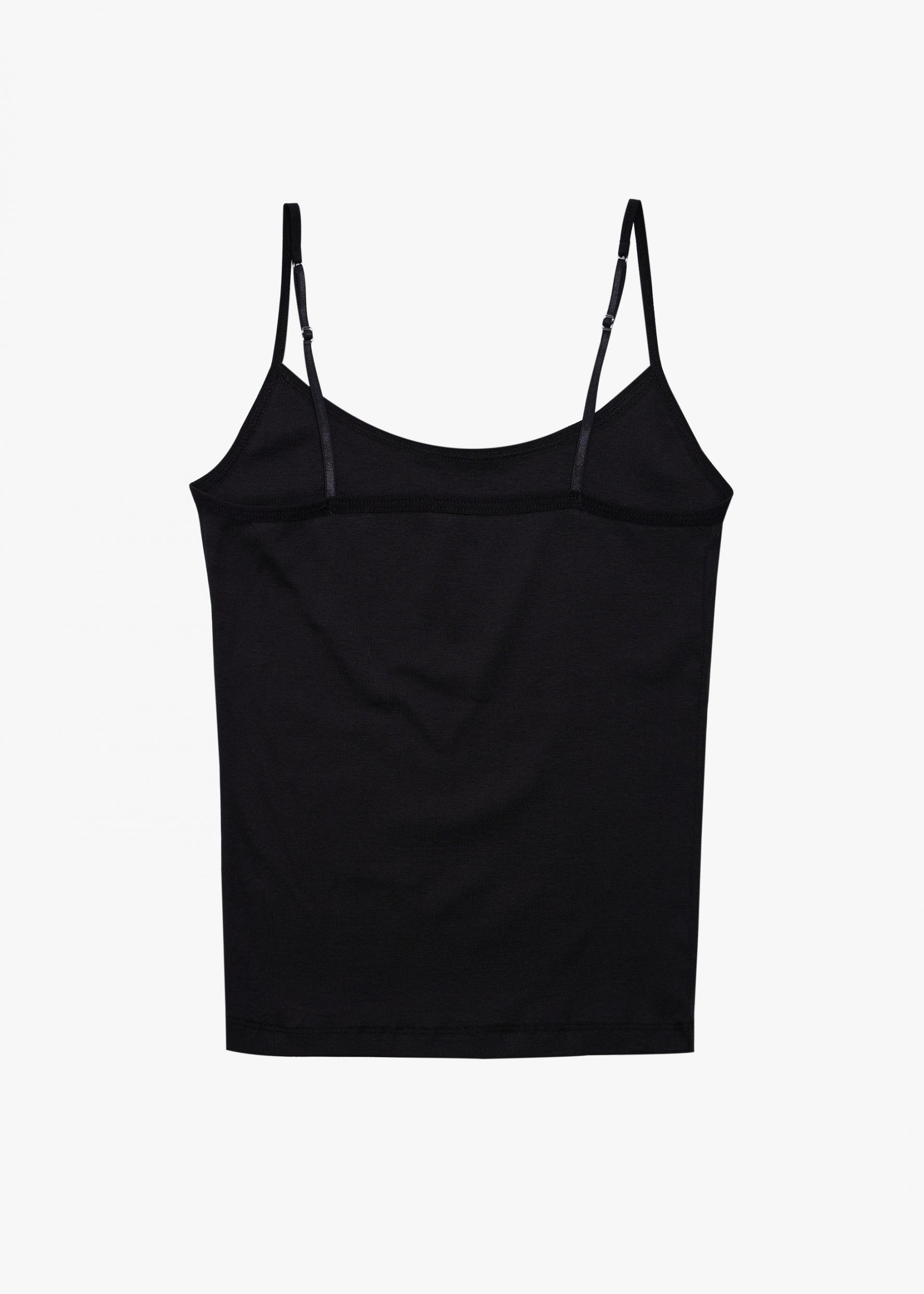 26SS SLIM FIT BASIC SLEEVELESS / BLACK