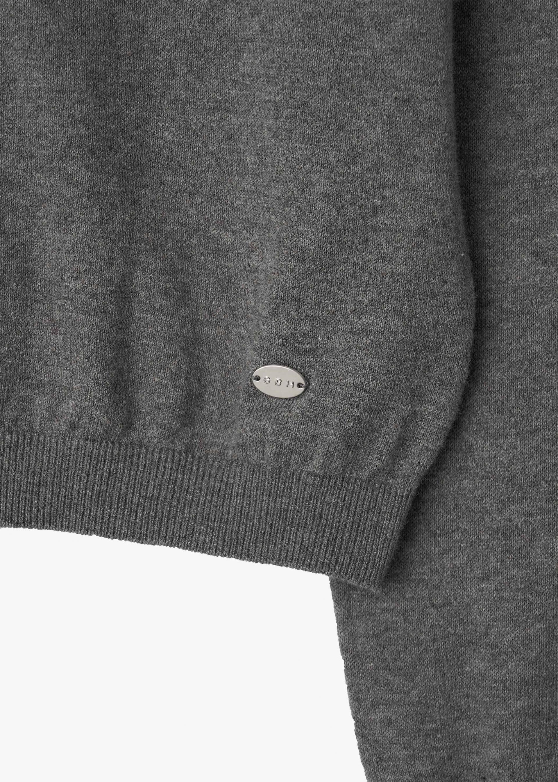 26SS CASHMERE ANG CARDIGAN / MELANGE GREY