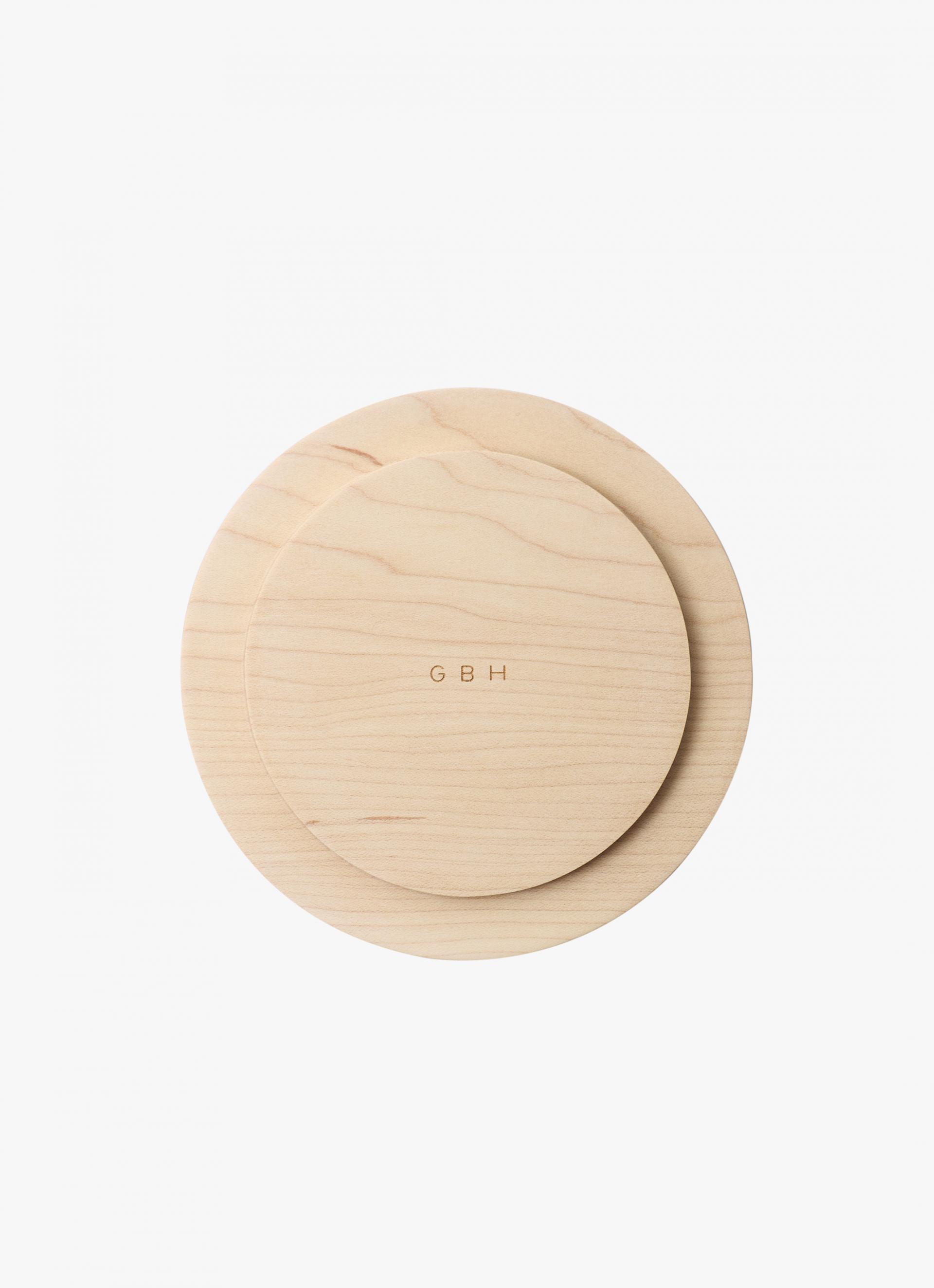 NATURAL WOOD PLATE / 130