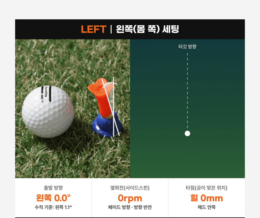 페드로 각도조절 특허 골프티 슬라이스방지 4개입 4컬러