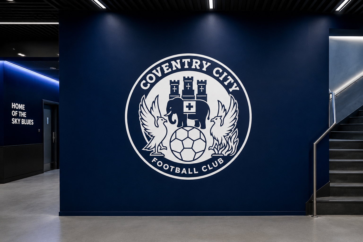 Coventry City FC branding application 11