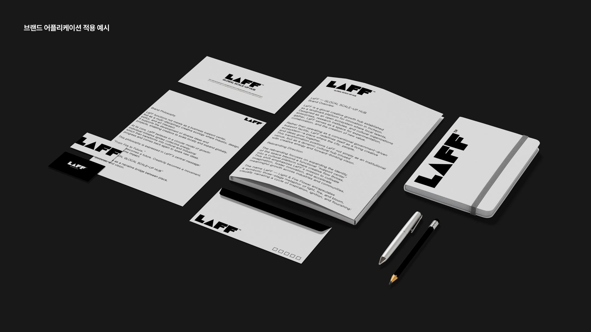 LAFF stationery system