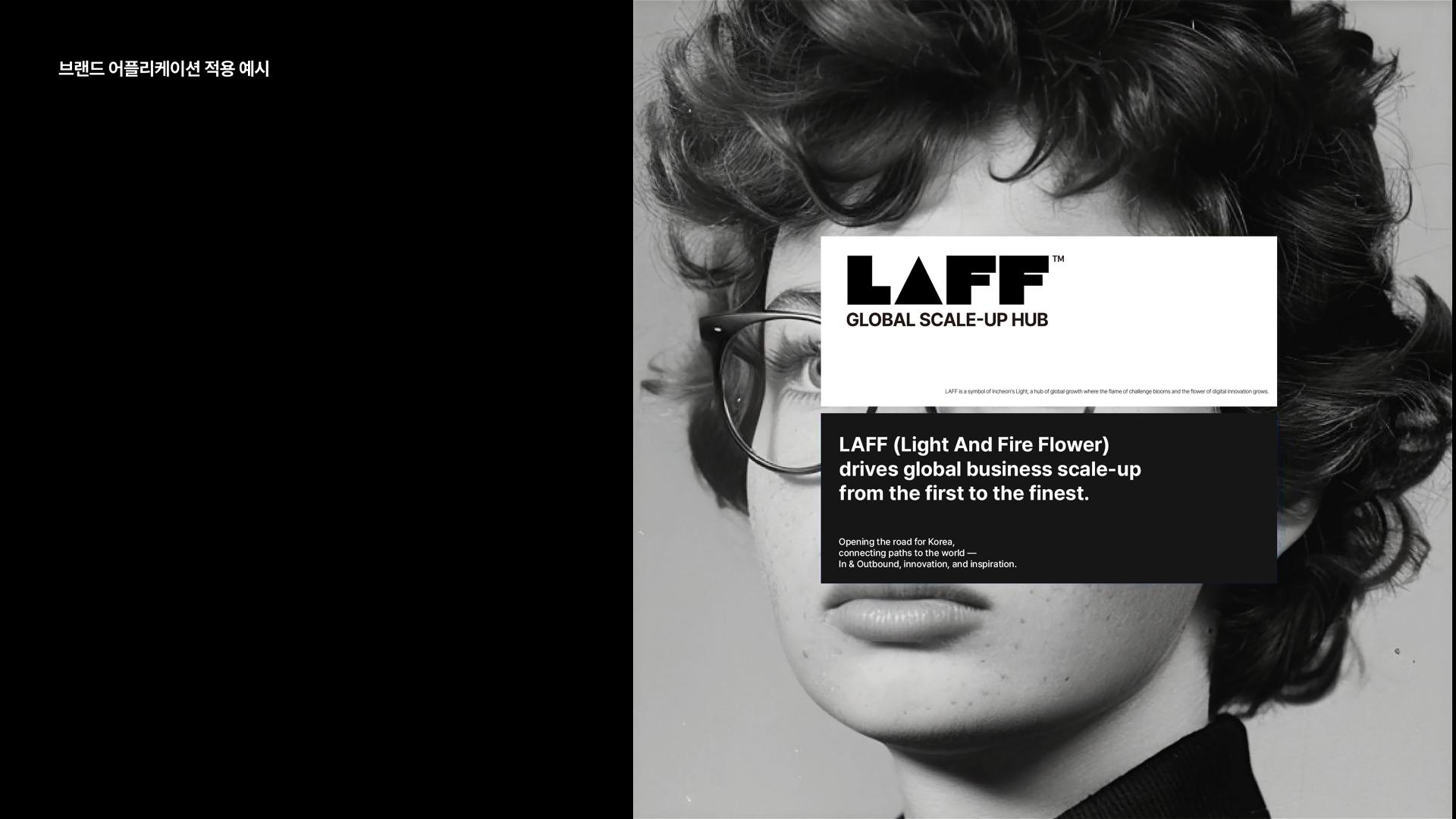 LAFF editorial brand campaign