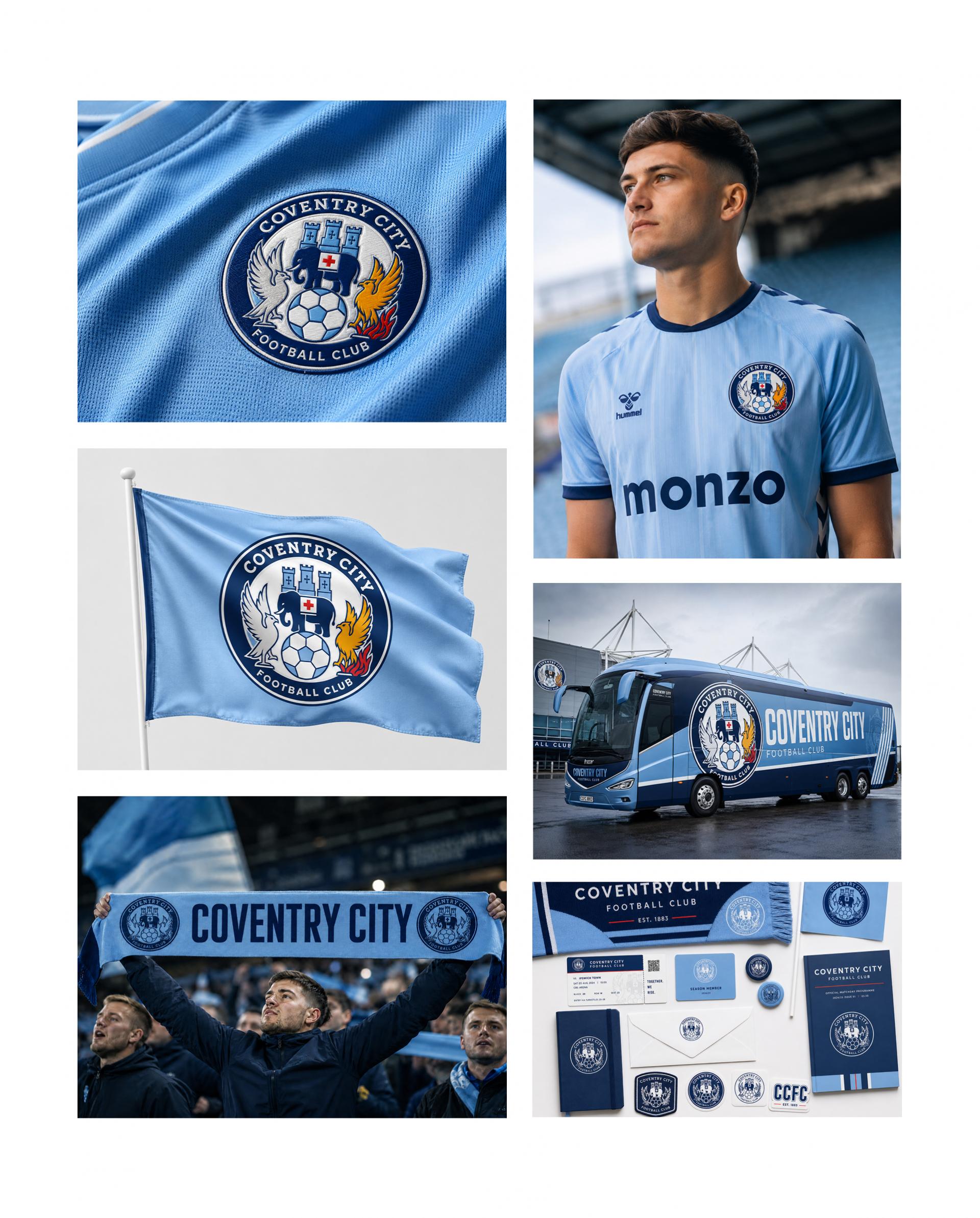 Coventry City FC branding application 15