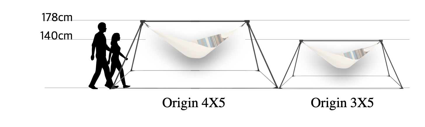 해먹프레임 확장키트 3×5 → 4×5