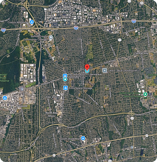 Brentwood Smiles Orthodontics Location Map