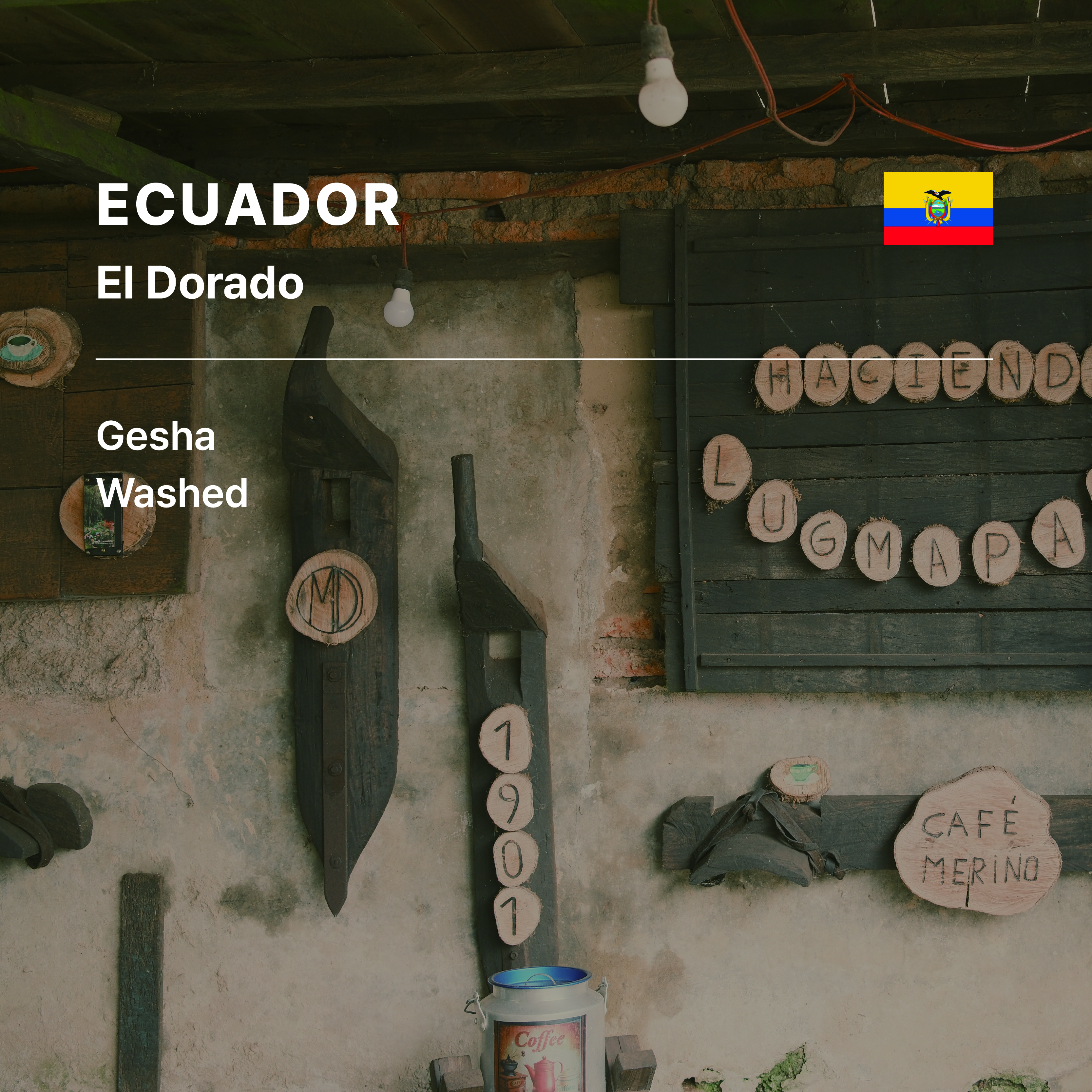 Ecuador El Dorado Gesha Lot 3-4 Washed