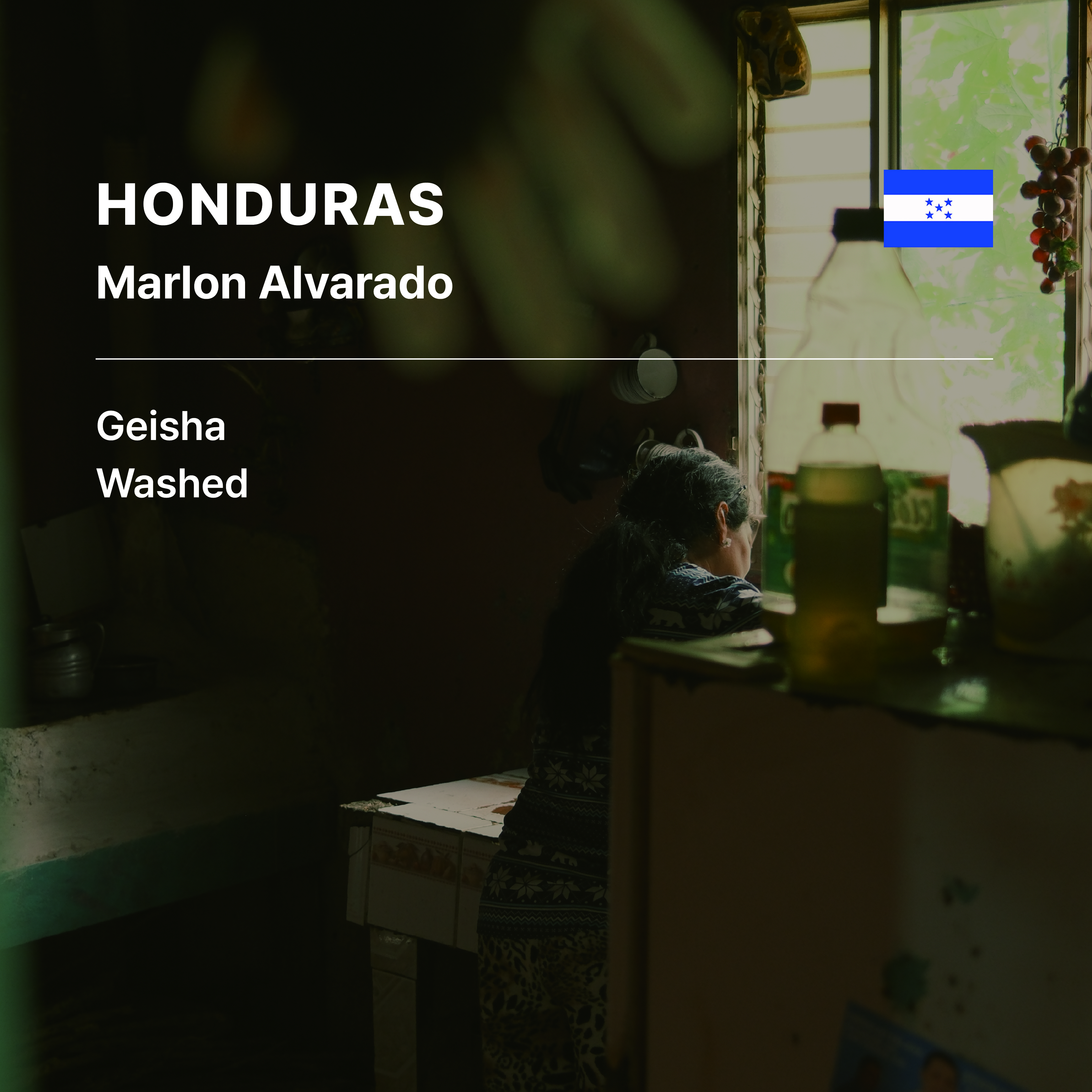 Honduras Marlon Alvarado - Los Hermanos Geisha Washed