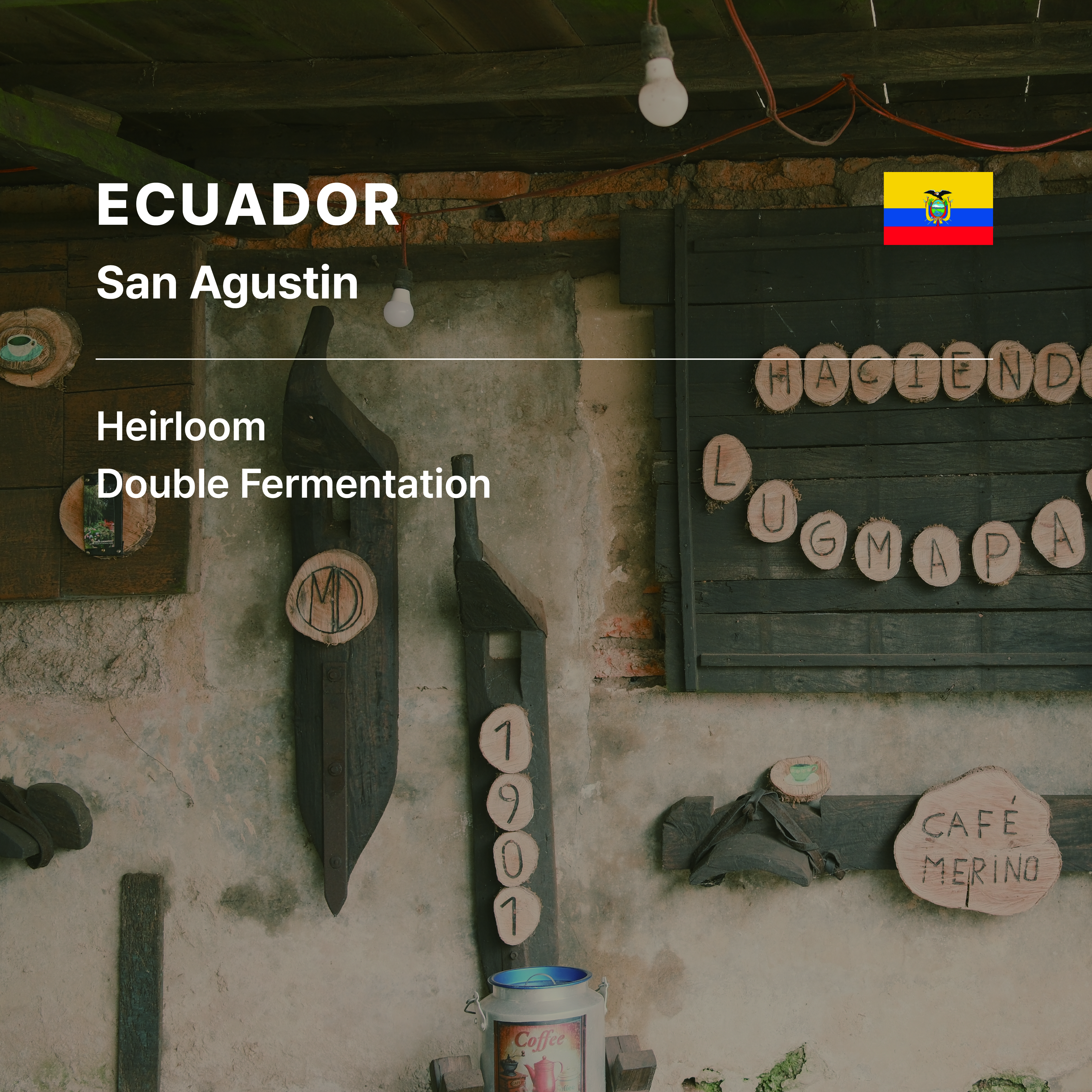 Ecuador San Agustin Heirloom DF Washed