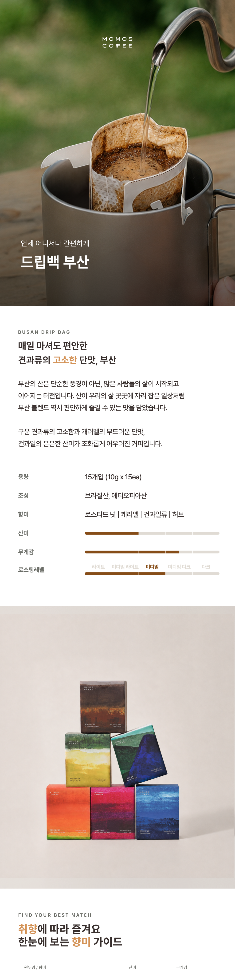 드립백 부산 15개입
