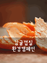 감귤껍질 환경캠페인 [무료] 이미지