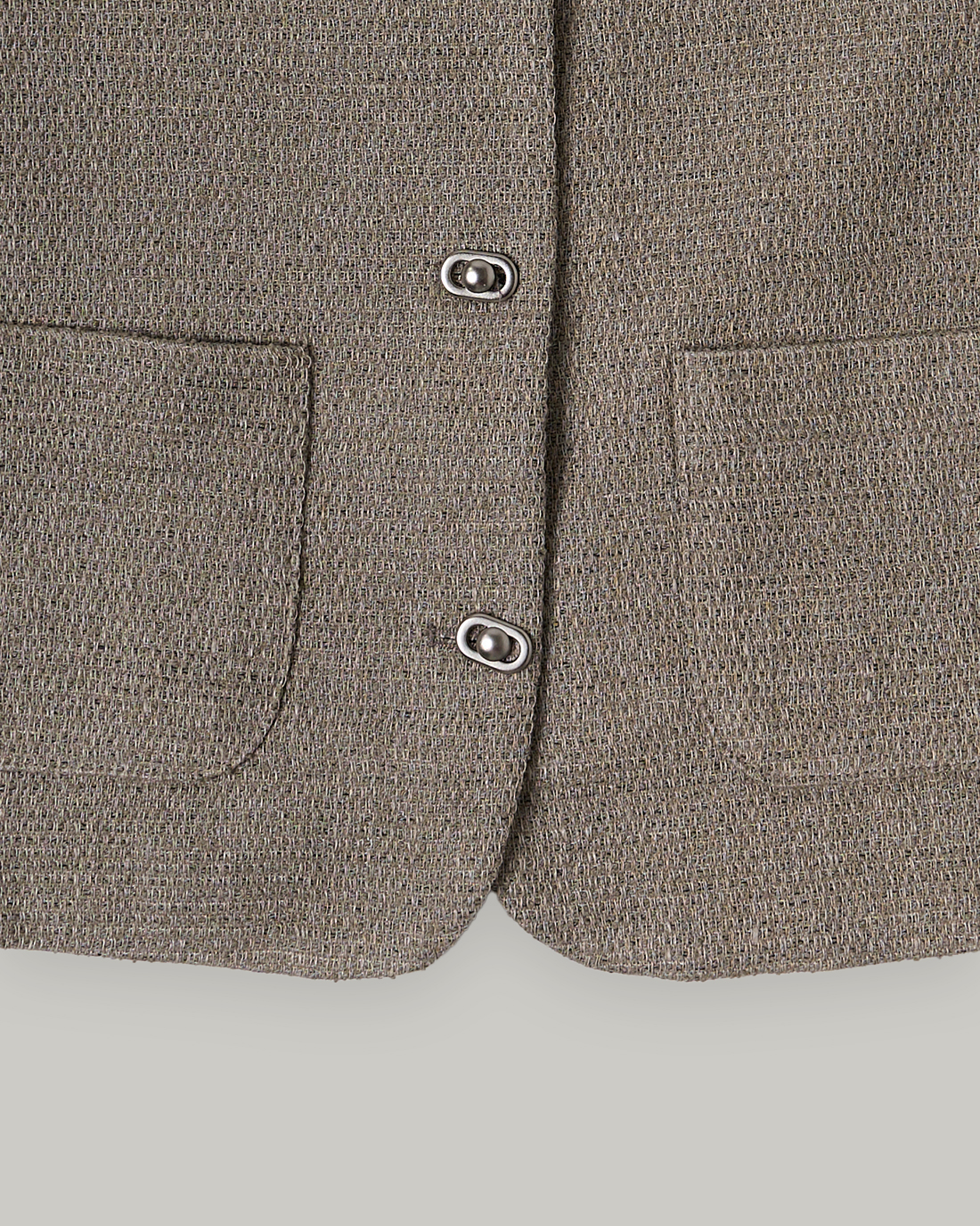[LINEN] Tweed Short-sleeve Jacket