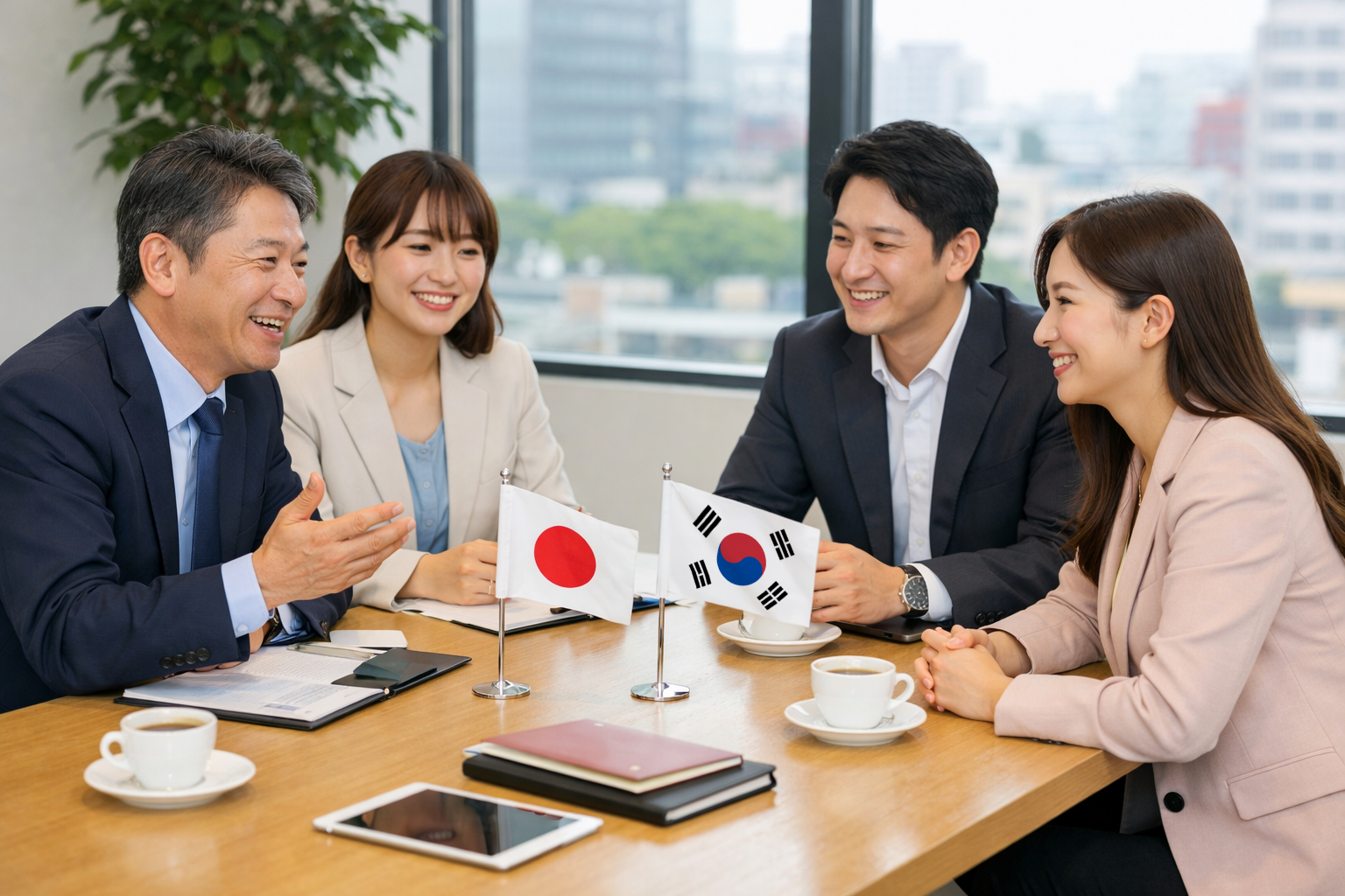 Business delegation meeting