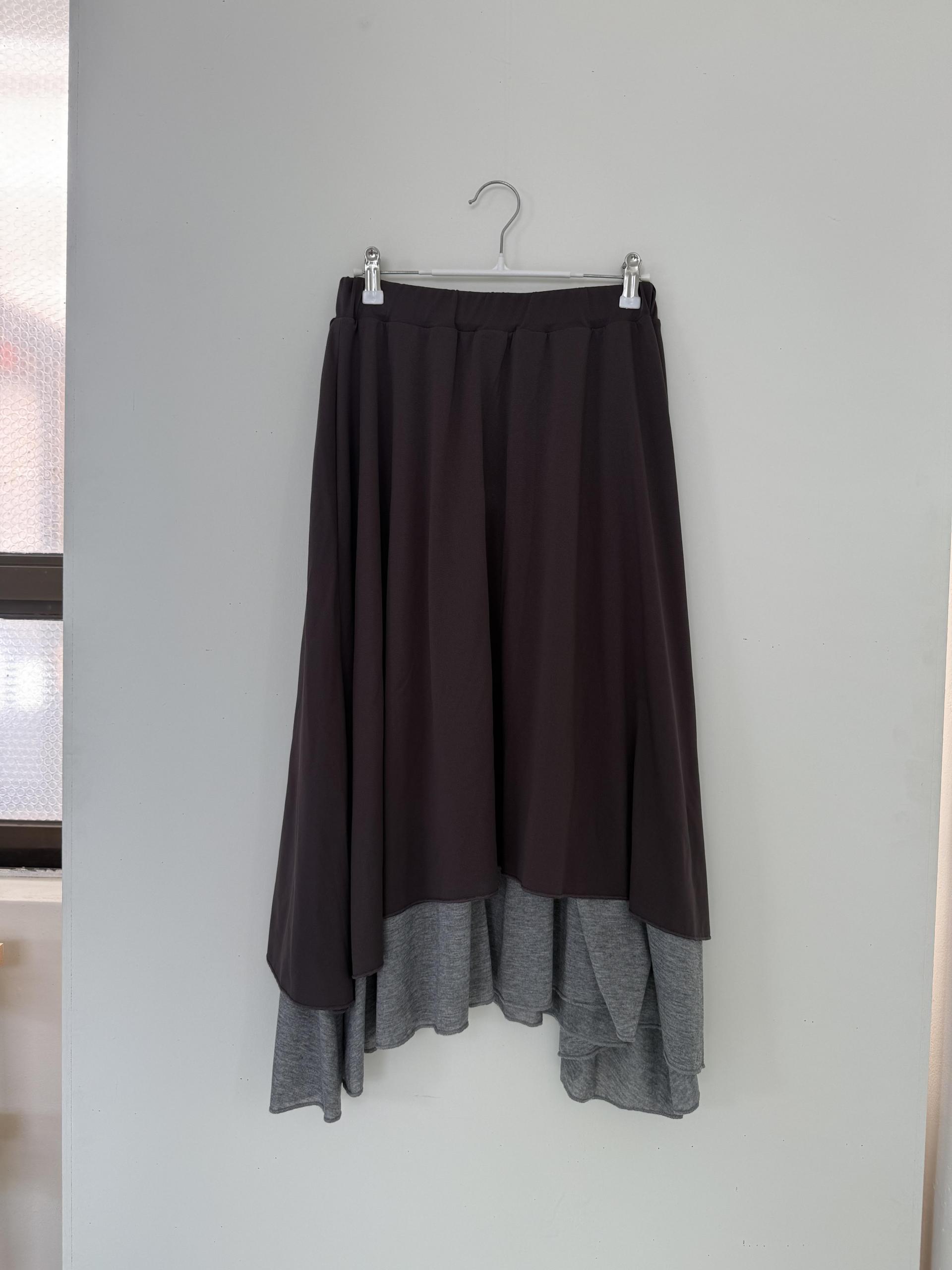 sheer long skirt