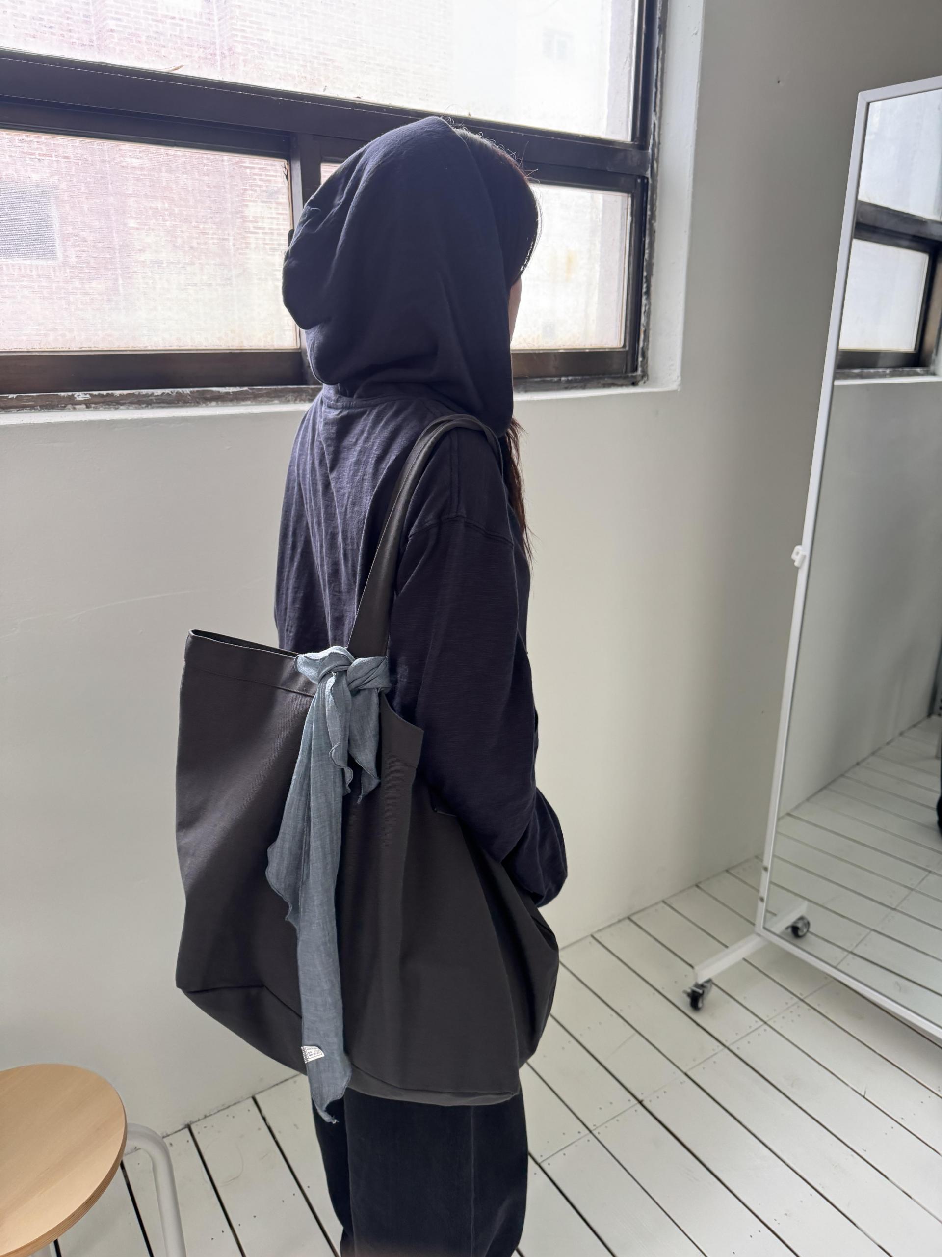 slub hoodie zip-up