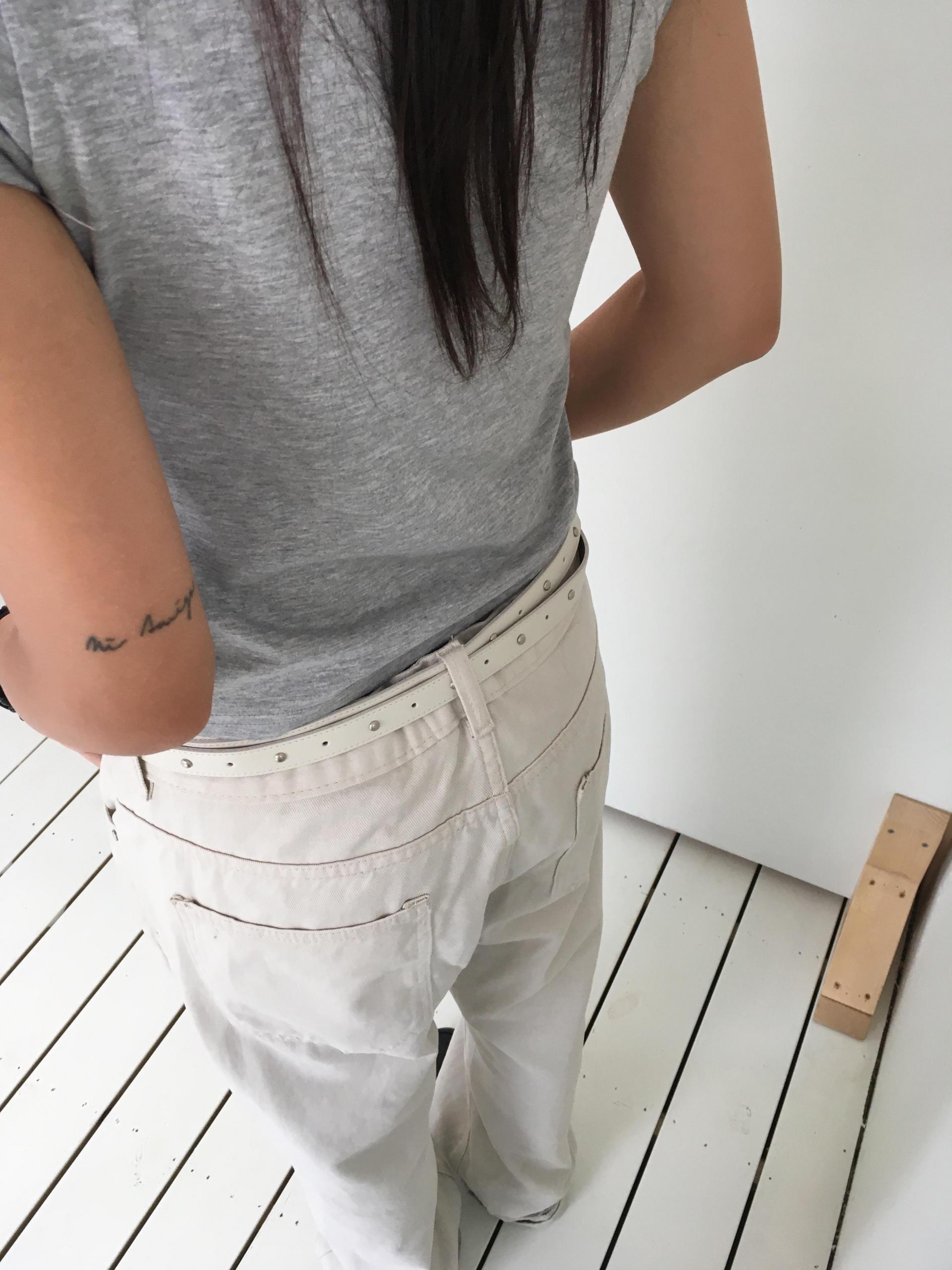 [unisex] straight basic pants