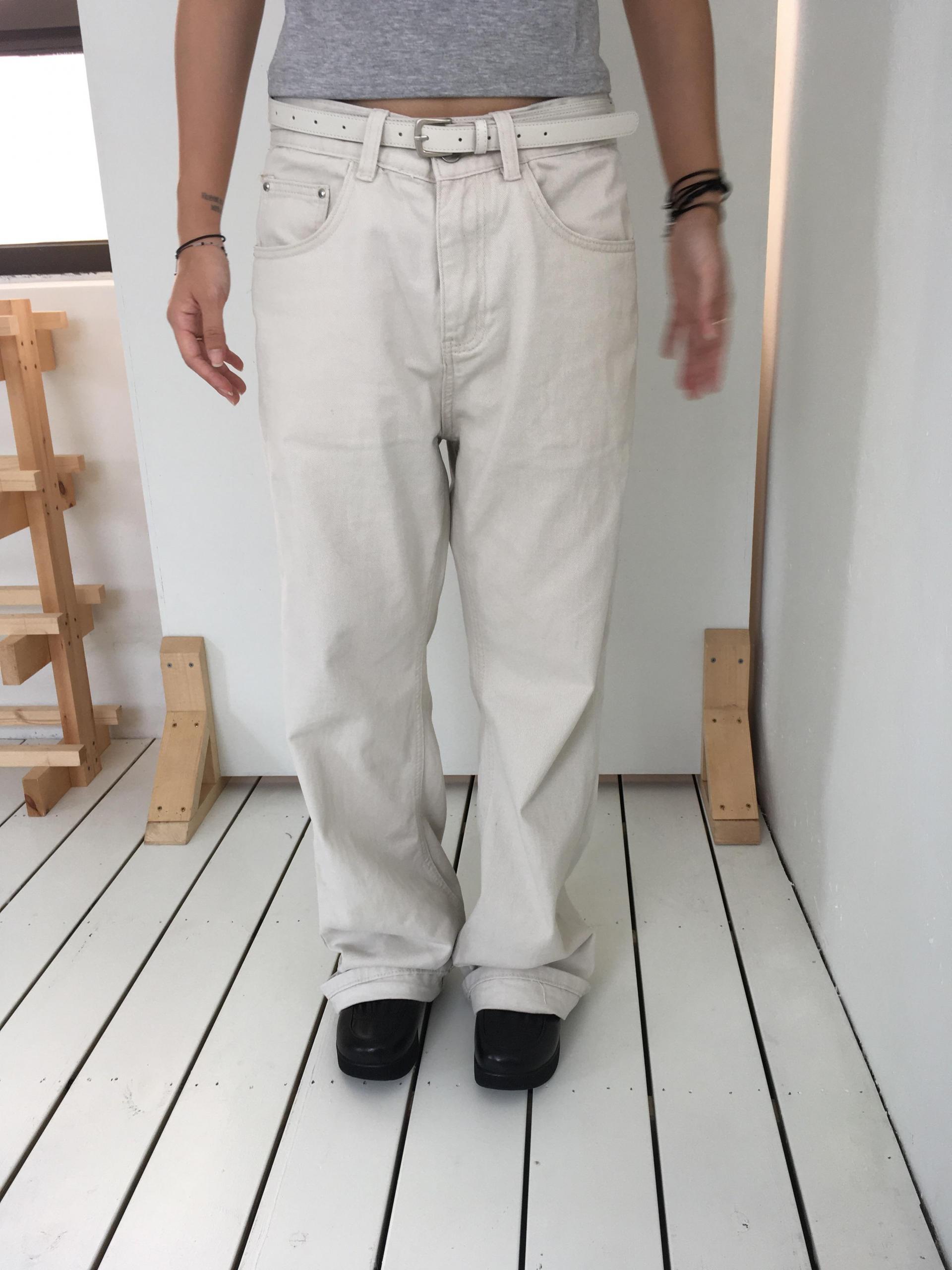 [unisex] straight basic pants