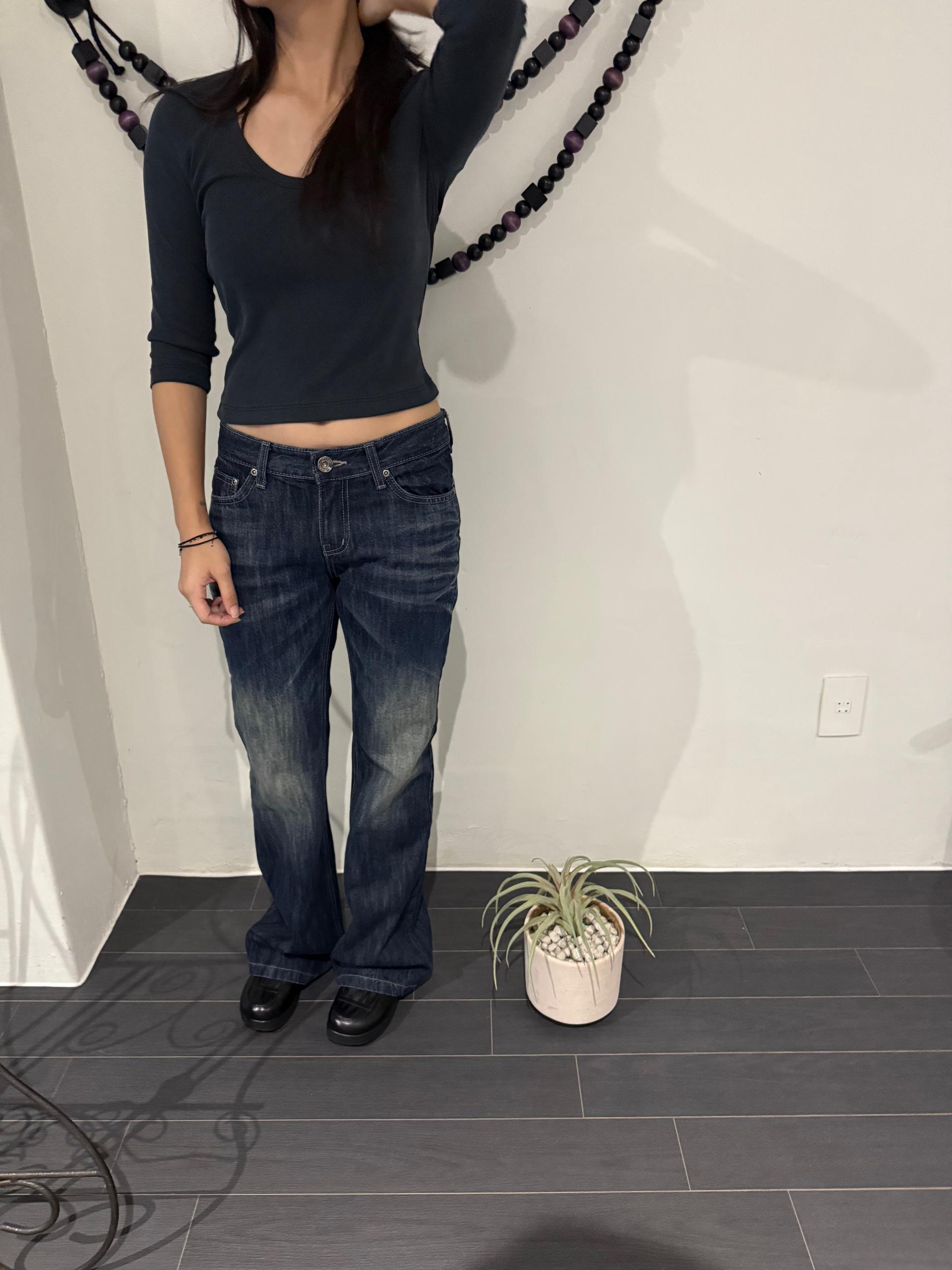 3/4 modal v-neck tee