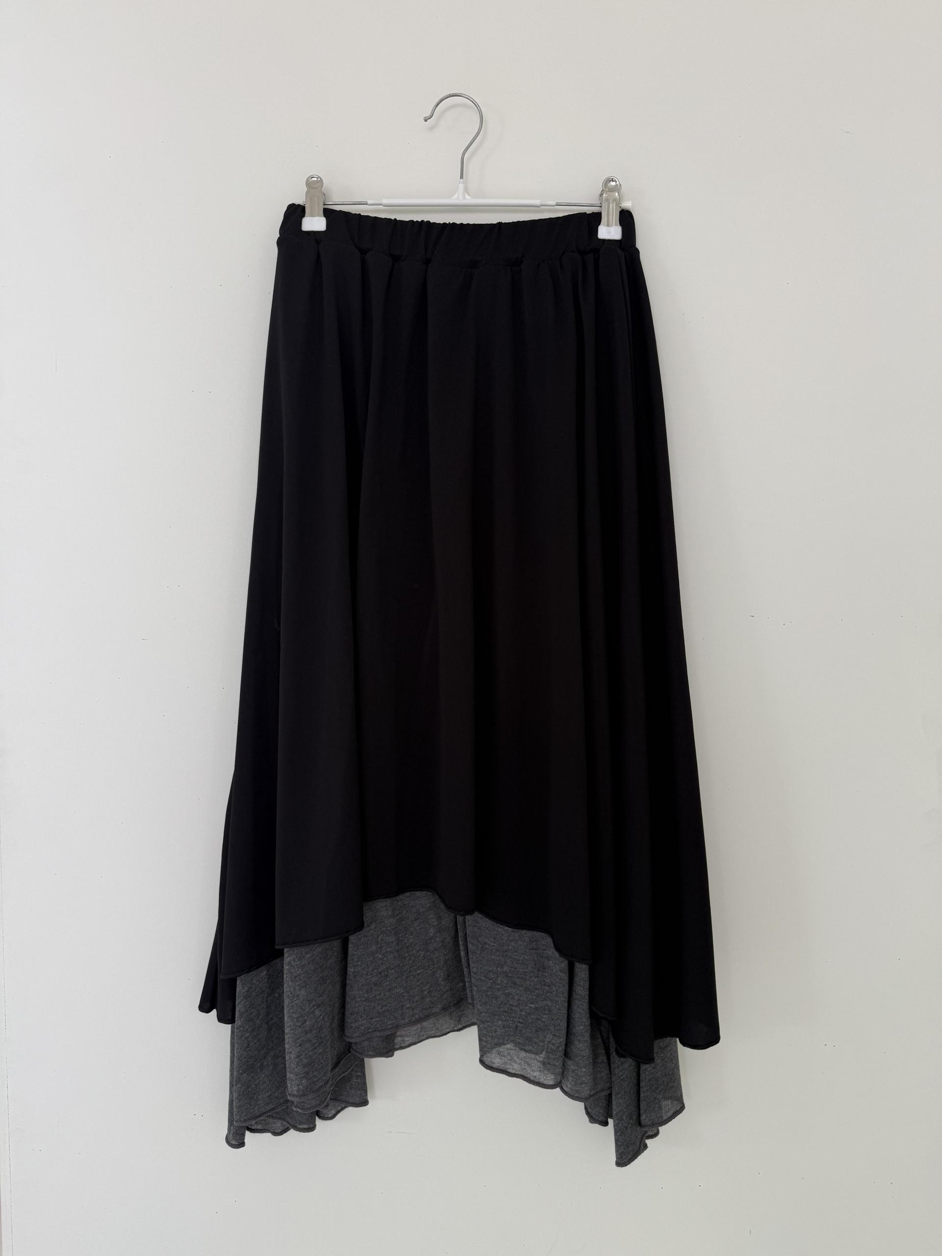 sheer long skirt