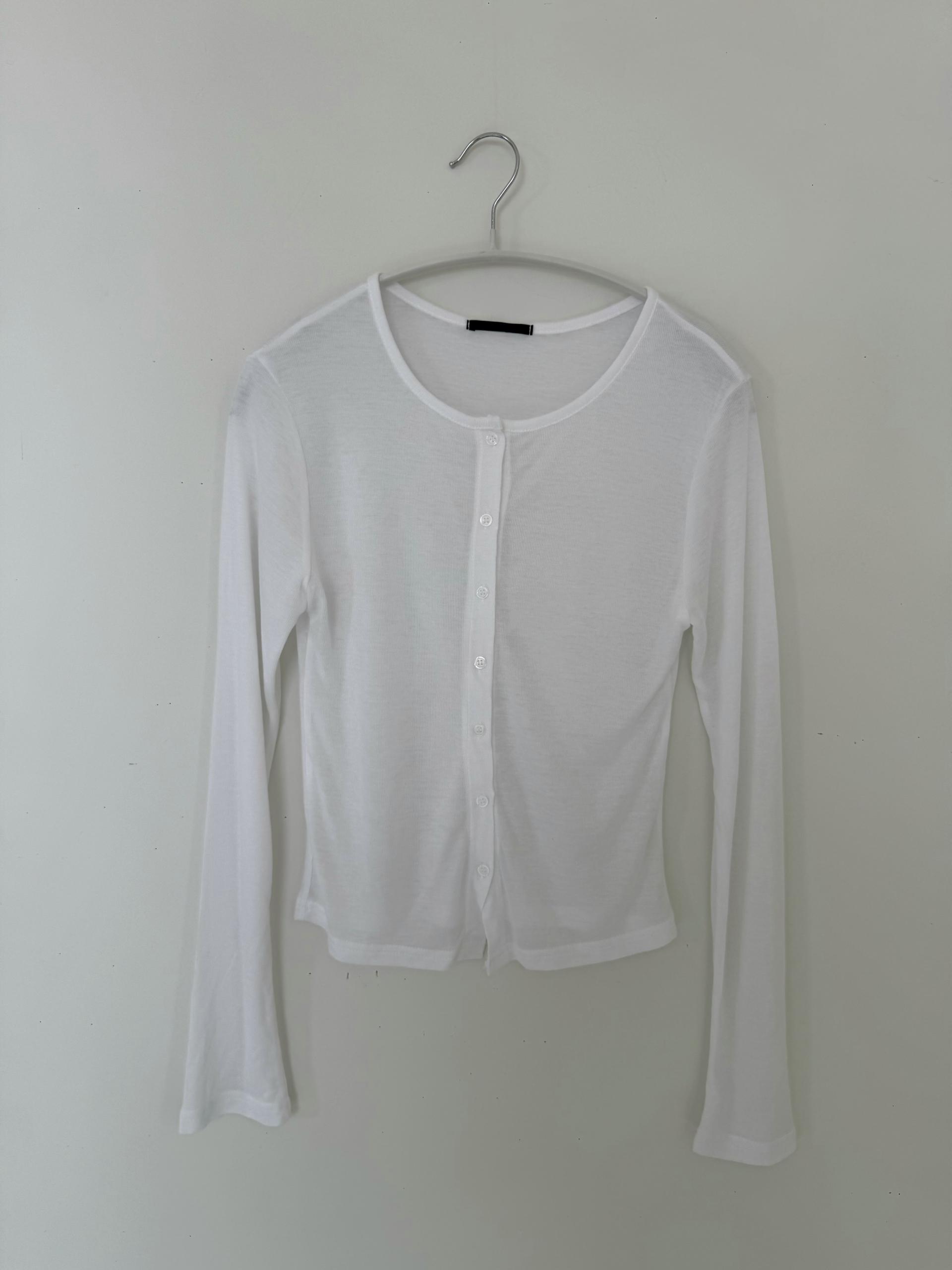 round loose cardigan