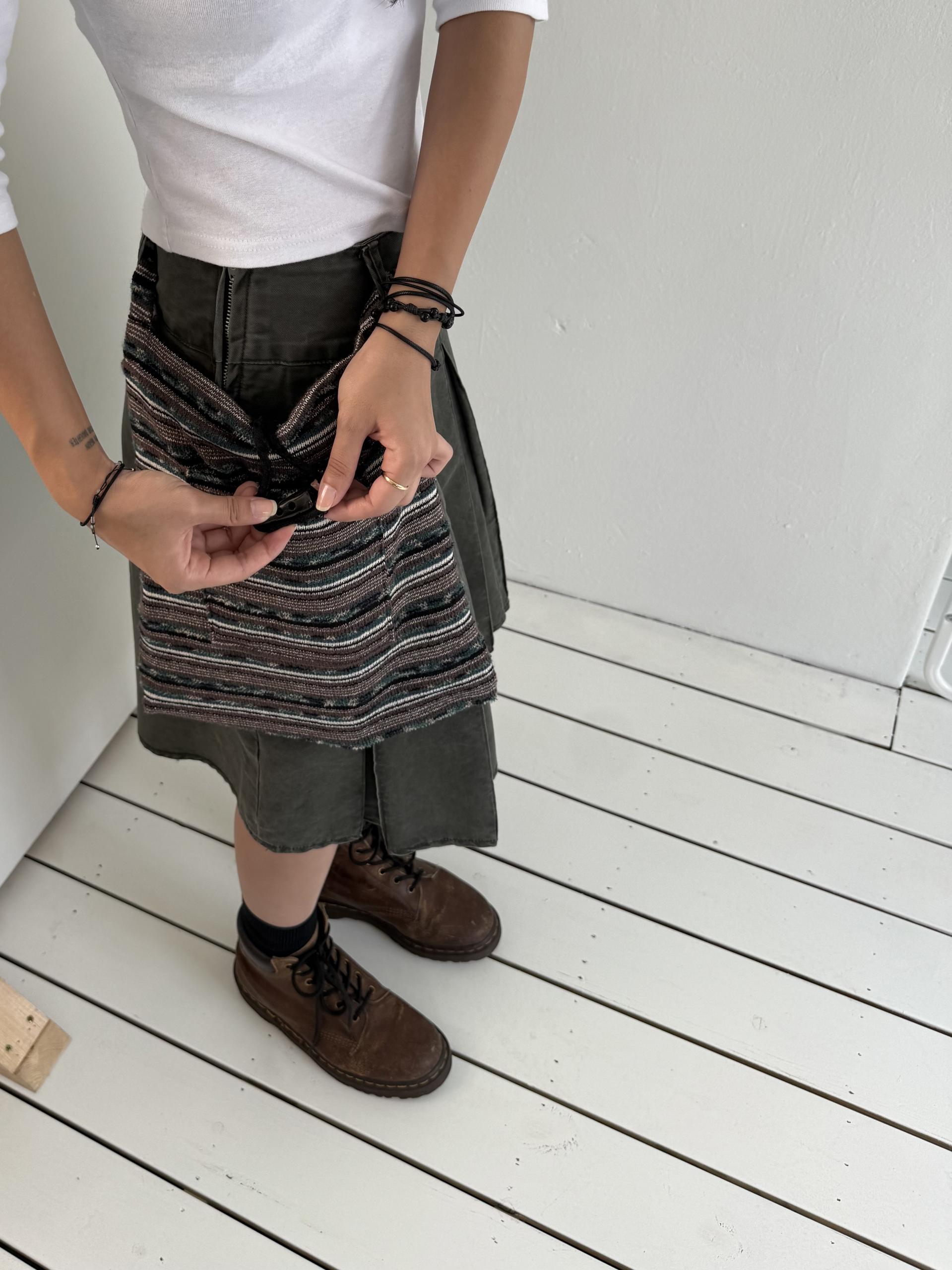 knit toggle bag