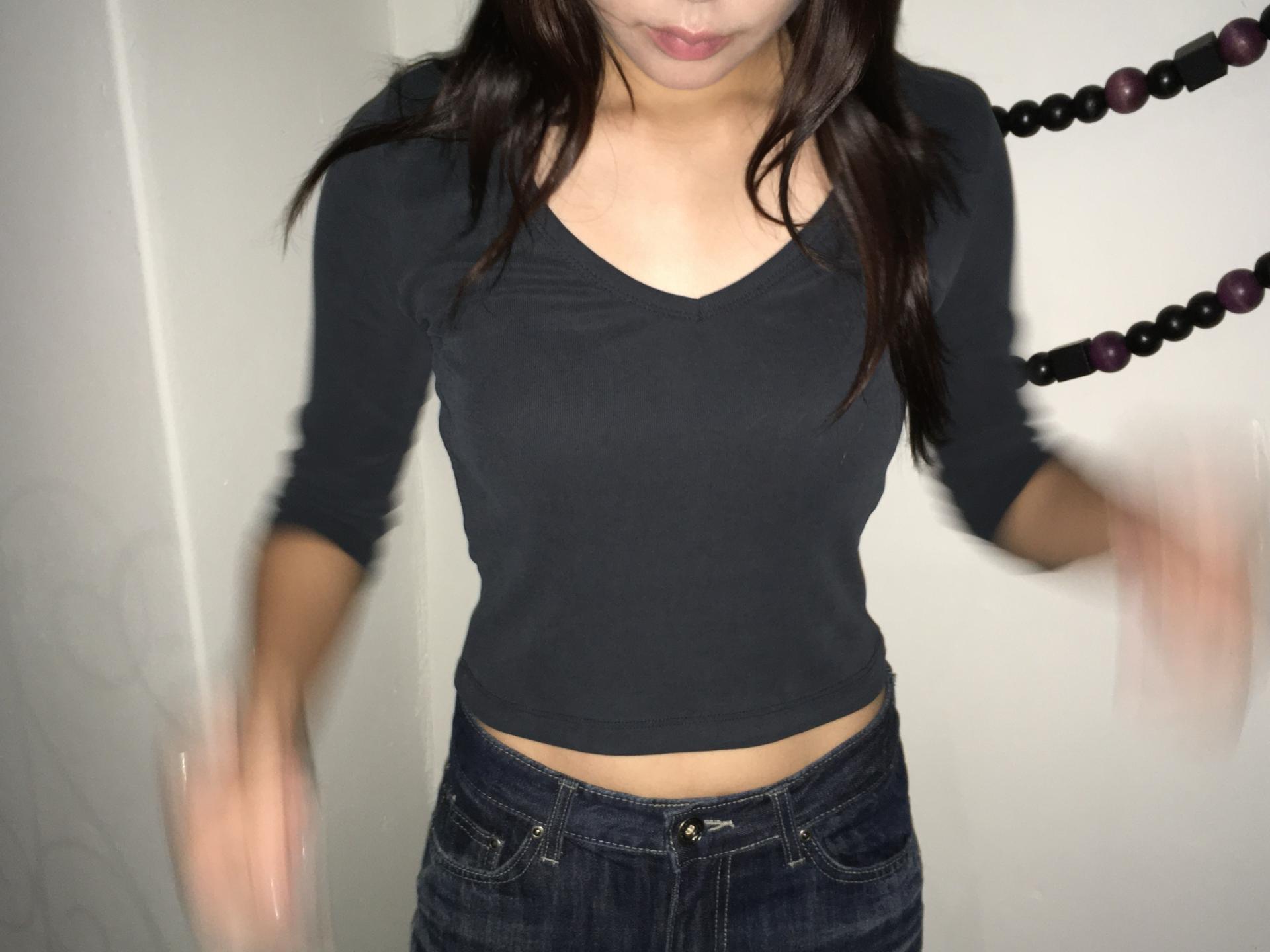 3/4 modal v-neck tee