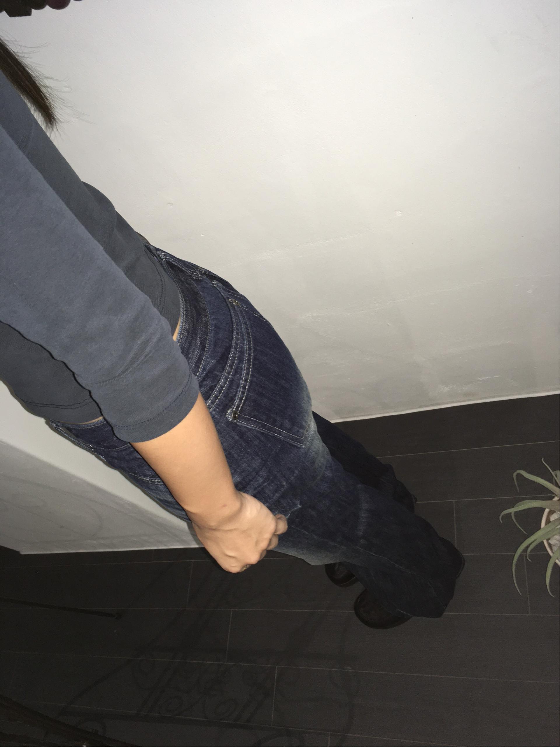 deep blue vintage boots cut
