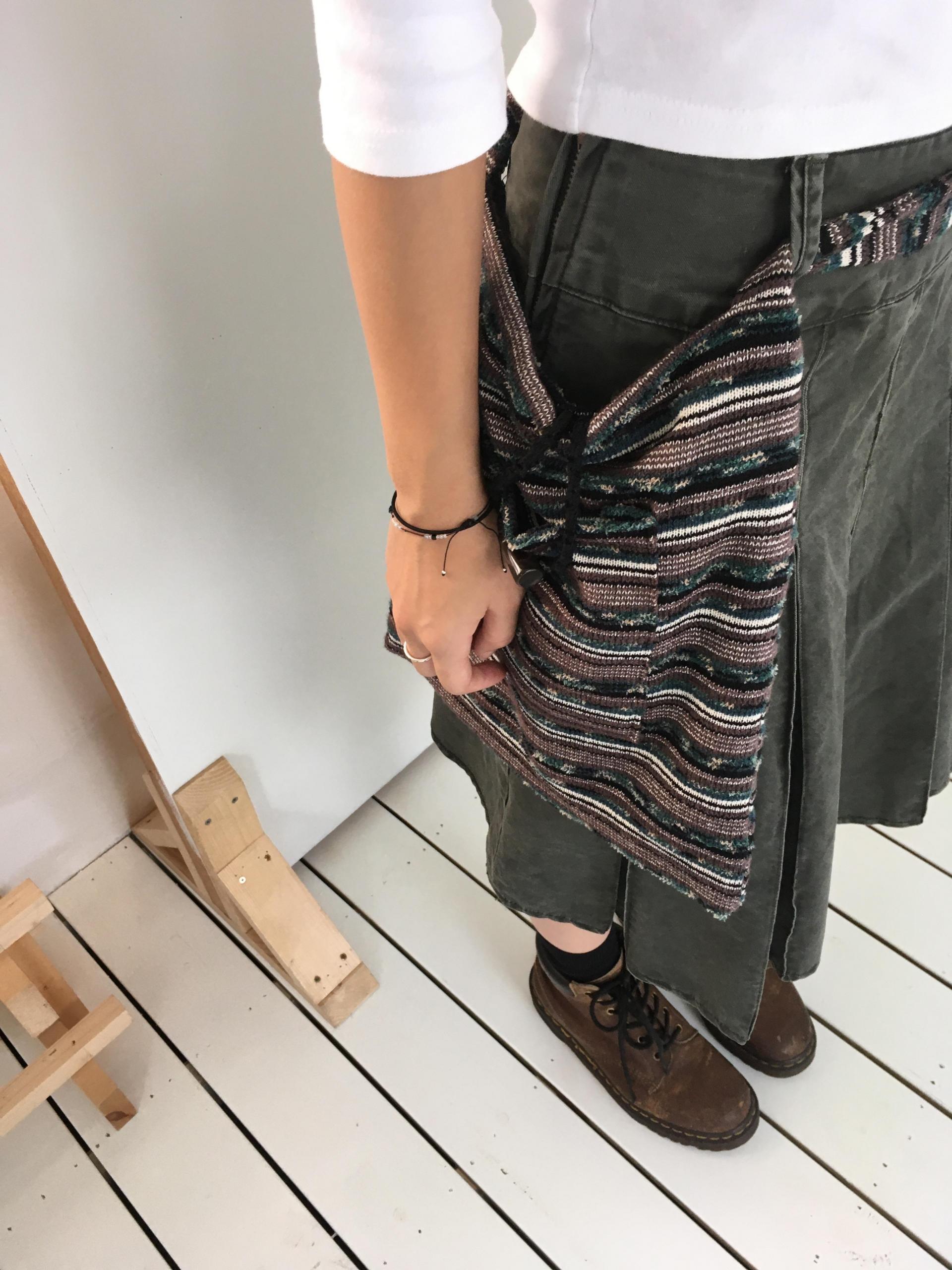 knit toggle bag