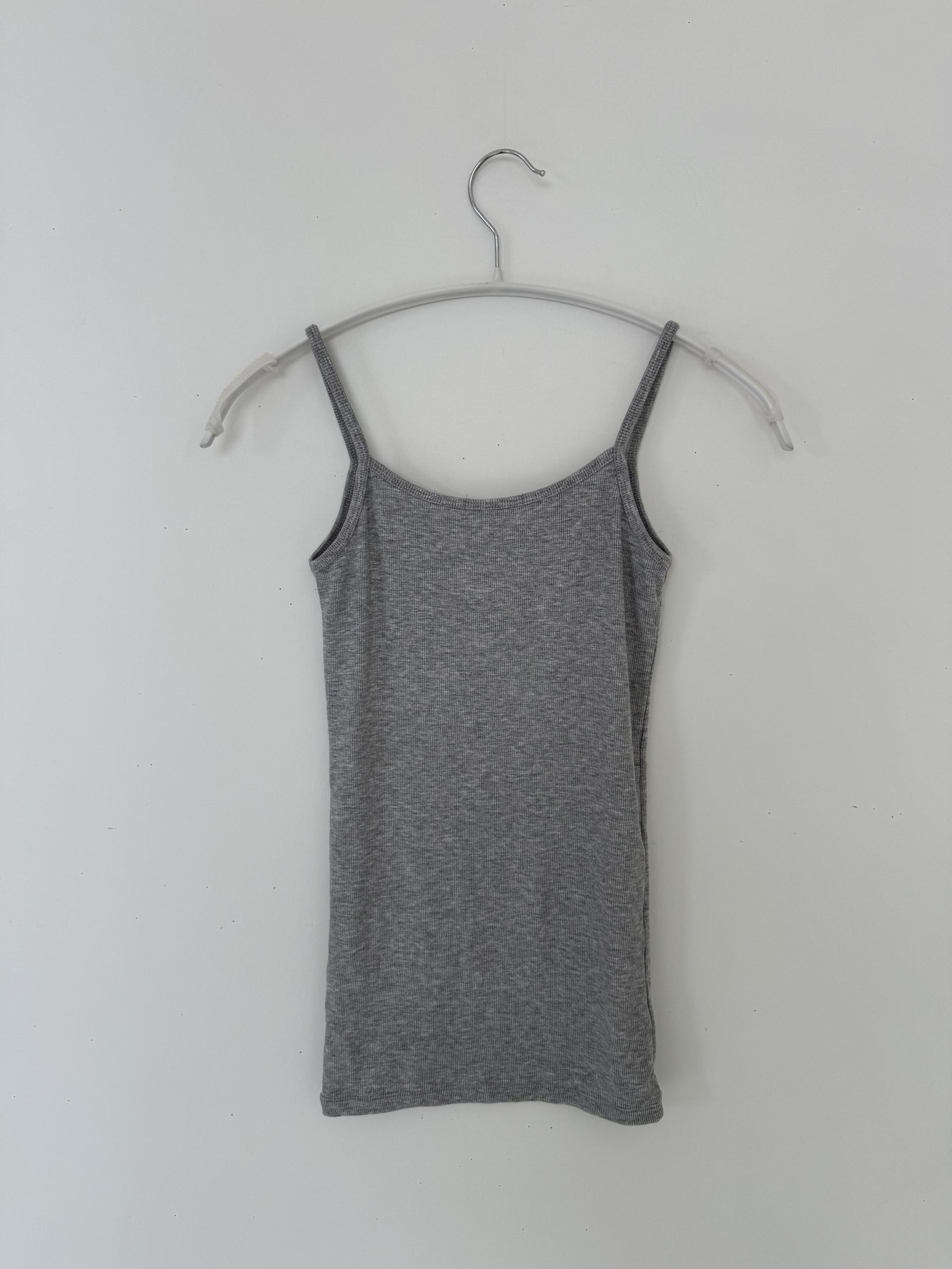 rib slim sleeveless top