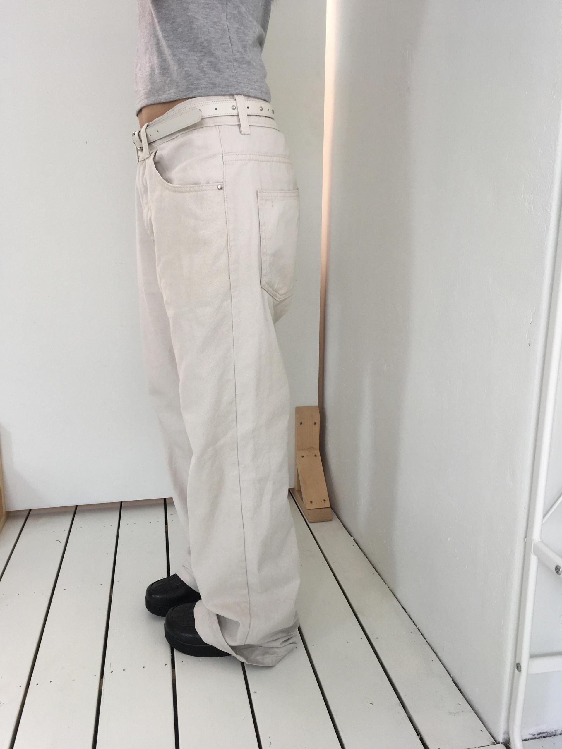 [unisex] straight basic pants