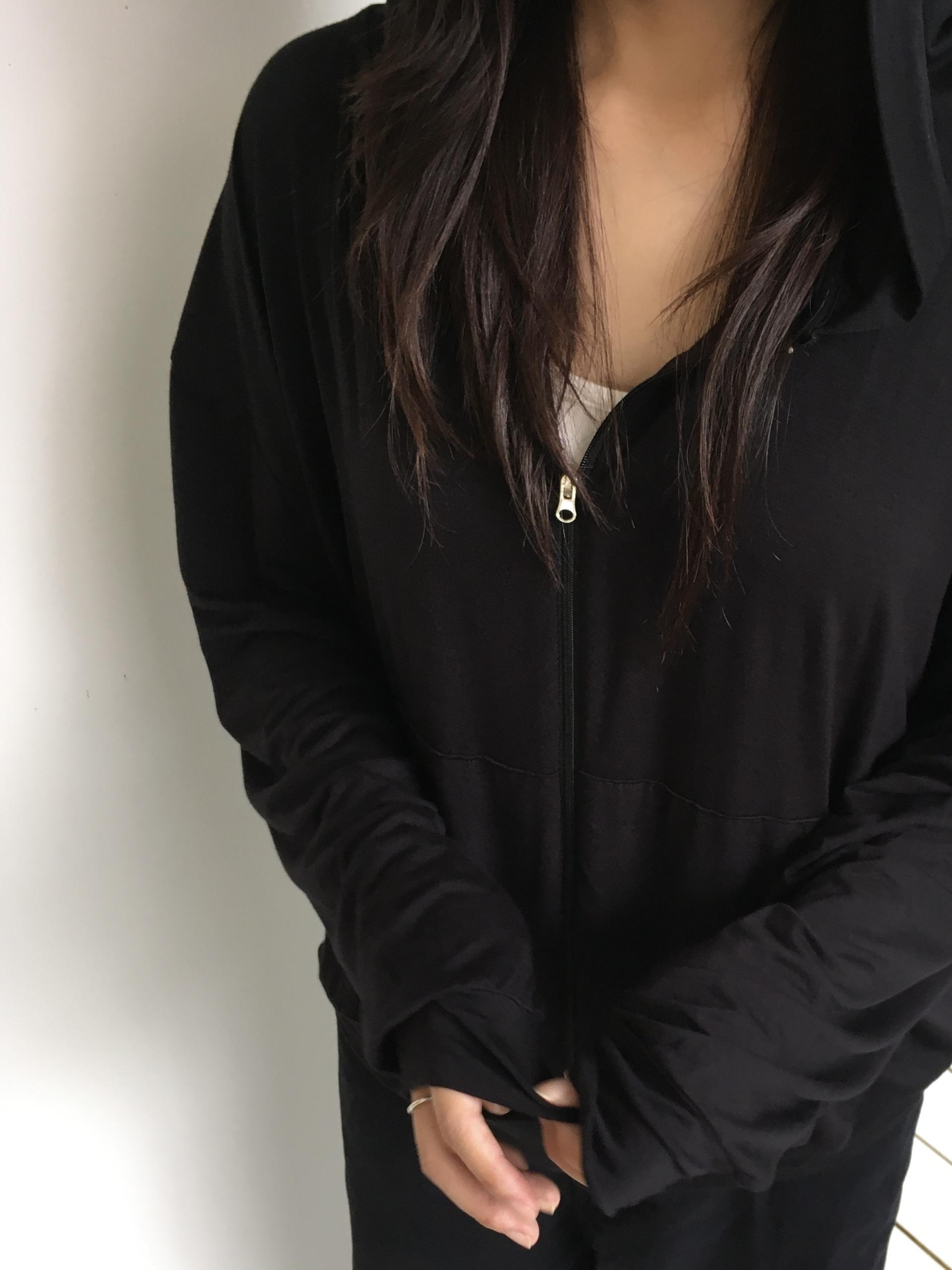 cool light hoodie zip-up