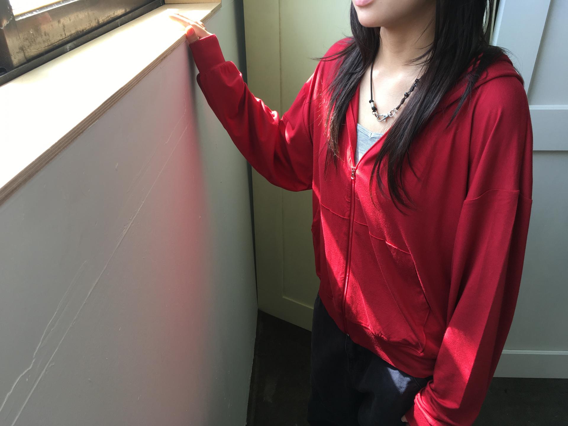 cool light hoodie zip-up