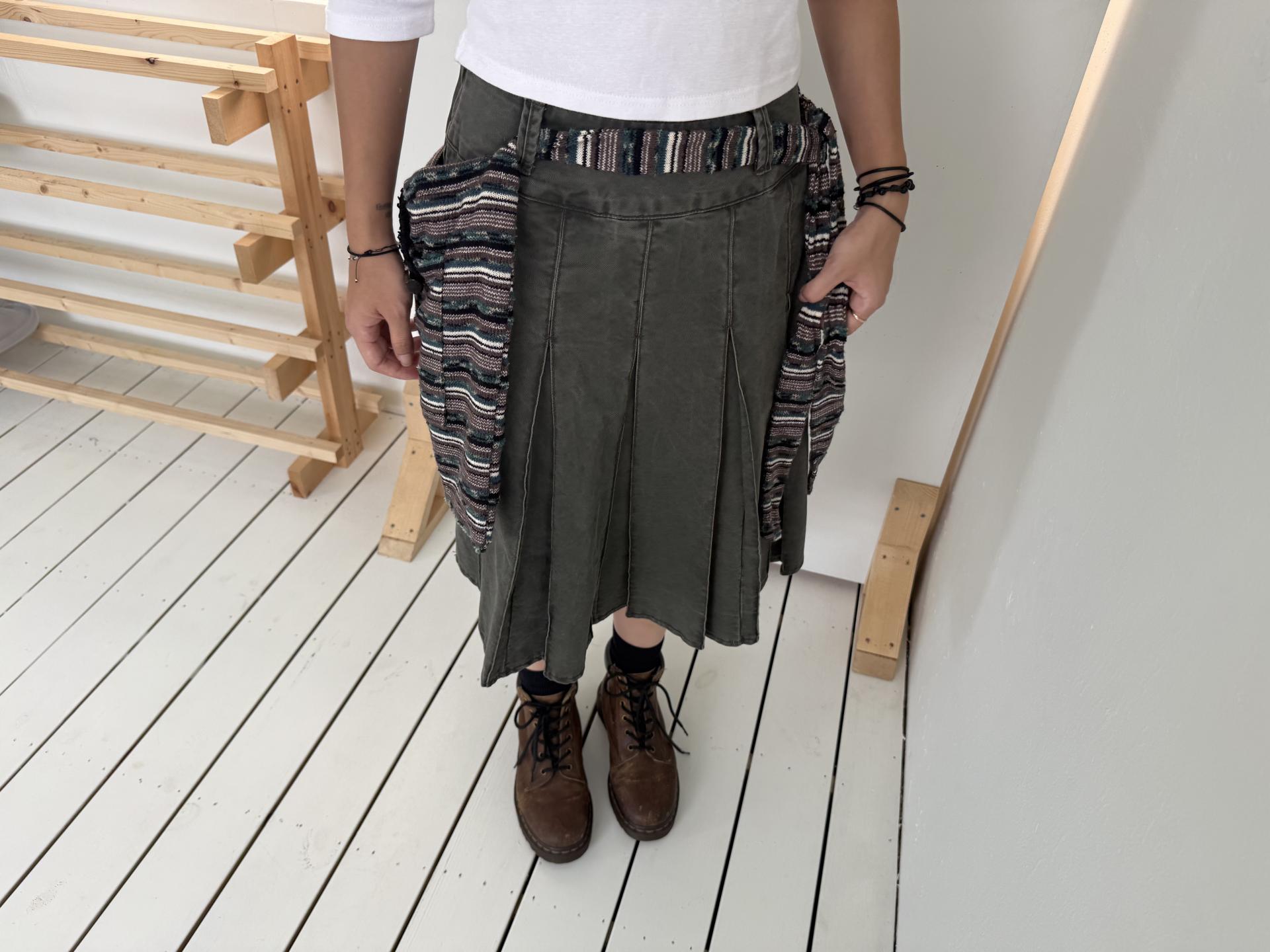 knit toggle bag