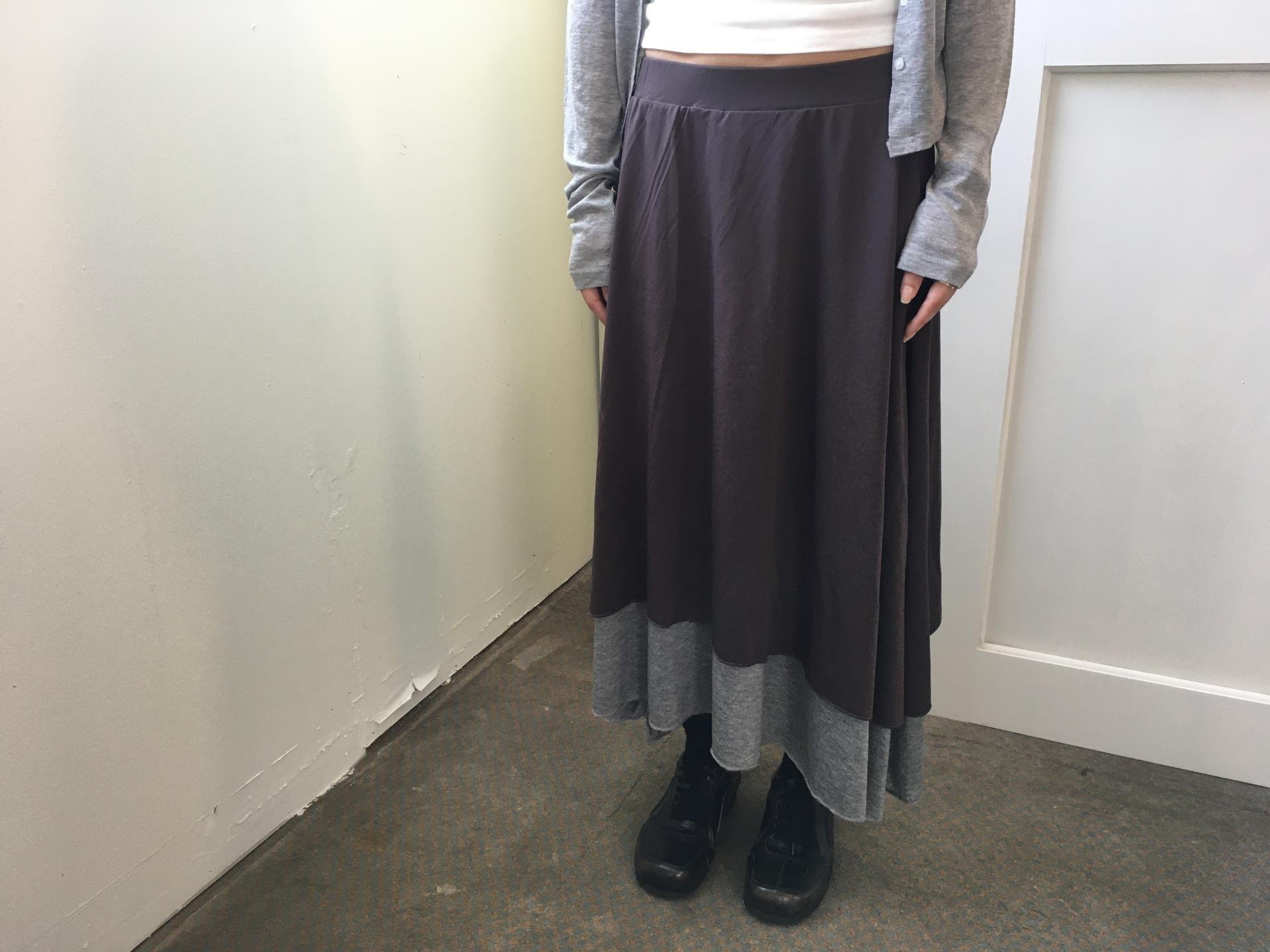 sheer long skirt