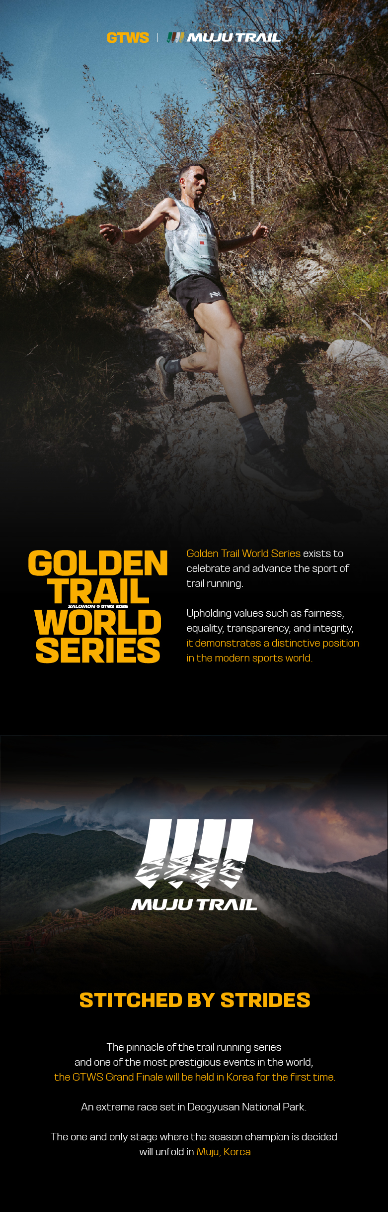2026 GTWS Muju Trail 10K Open Race