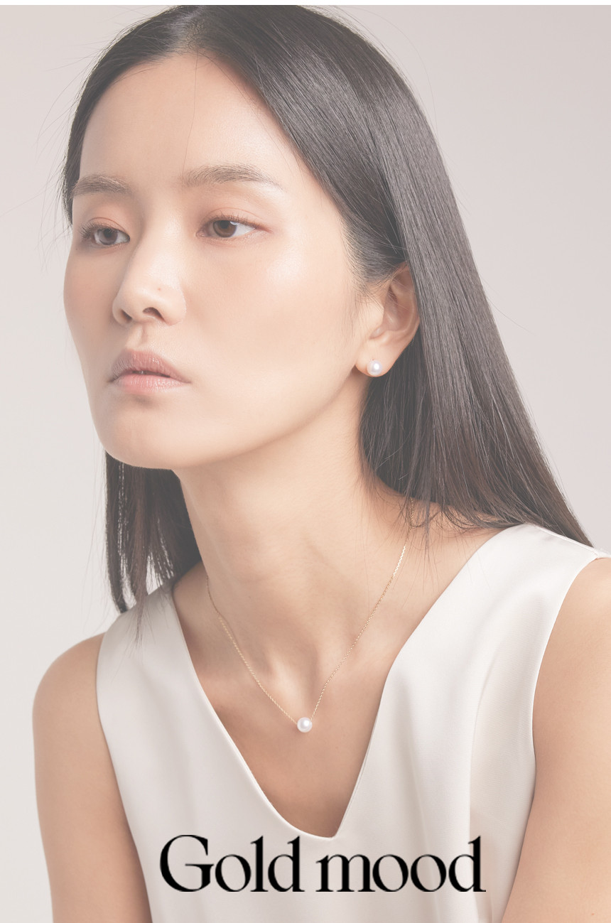 14K 18K 해수 아코야 진주 목걸이 (7.5-8mm) AAA+등급