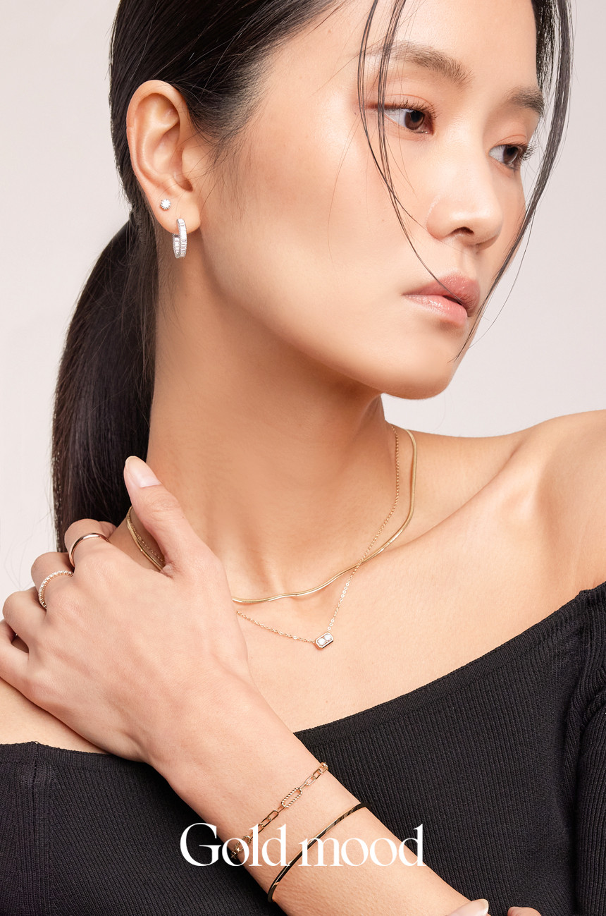 14K 18K 모이사나이트 6프롱 피어싱_4mm 2부