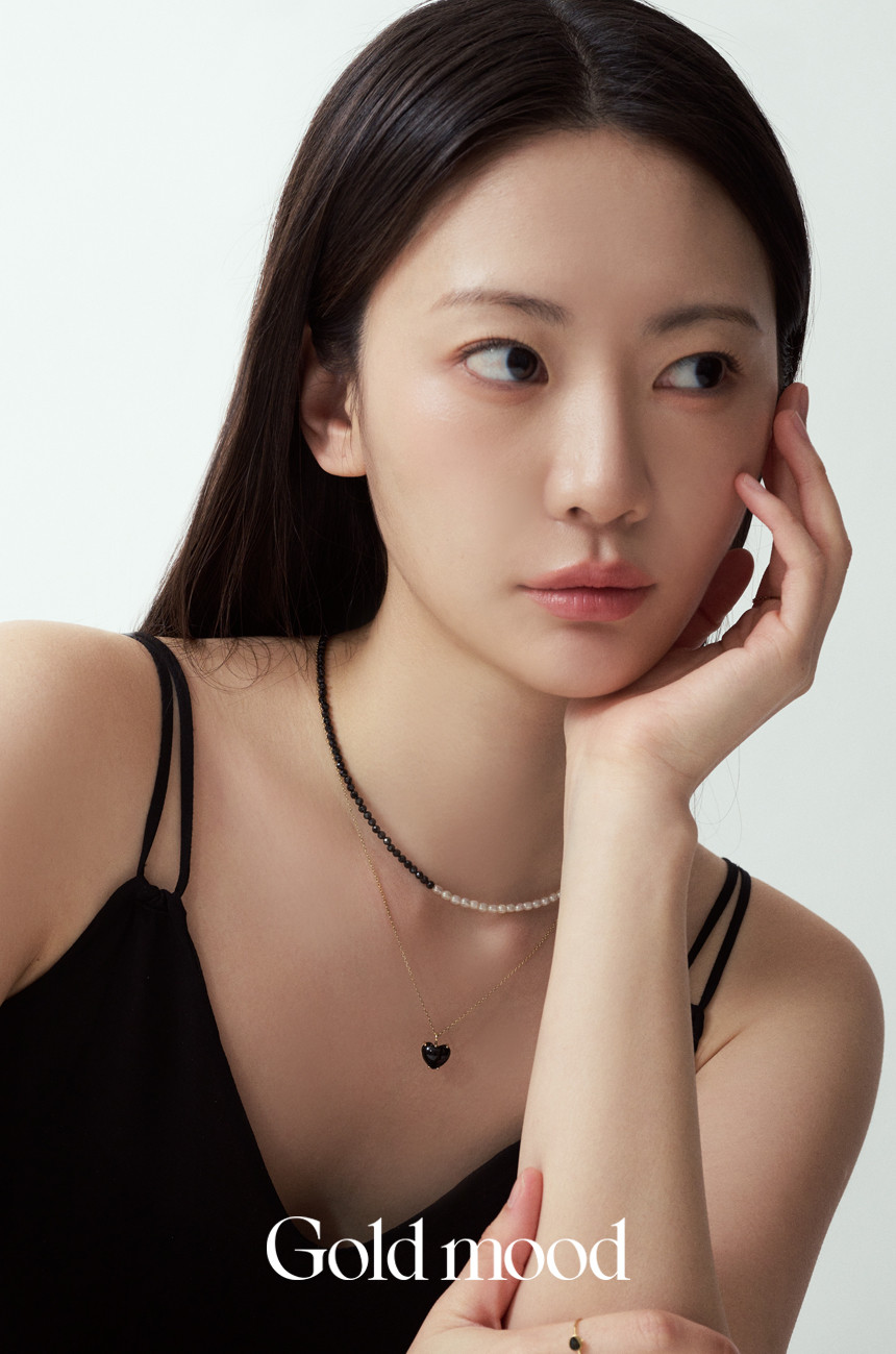 14K 18K 통통 하트 오닉스 원석 펜던트