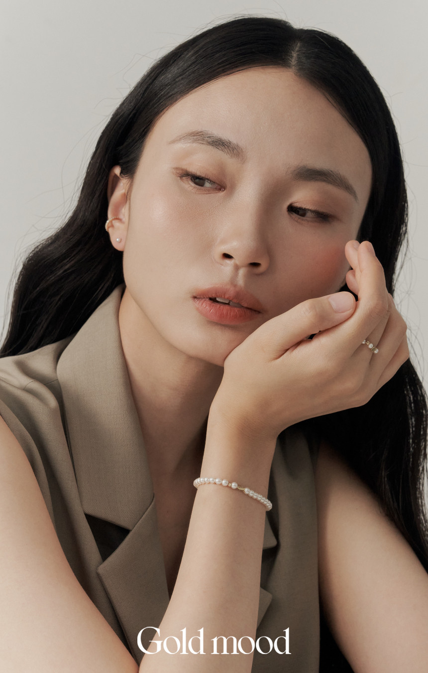 14K 럭키 피쉬 진주 반지