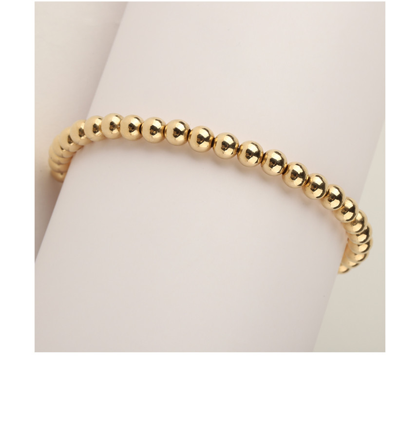 18K 파니 골드볼 체인 팔찌 (S사이즈_4mm)