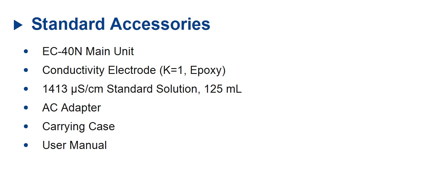 EC-40N Portable Conductivity/TDS/Salinity Meter 복제