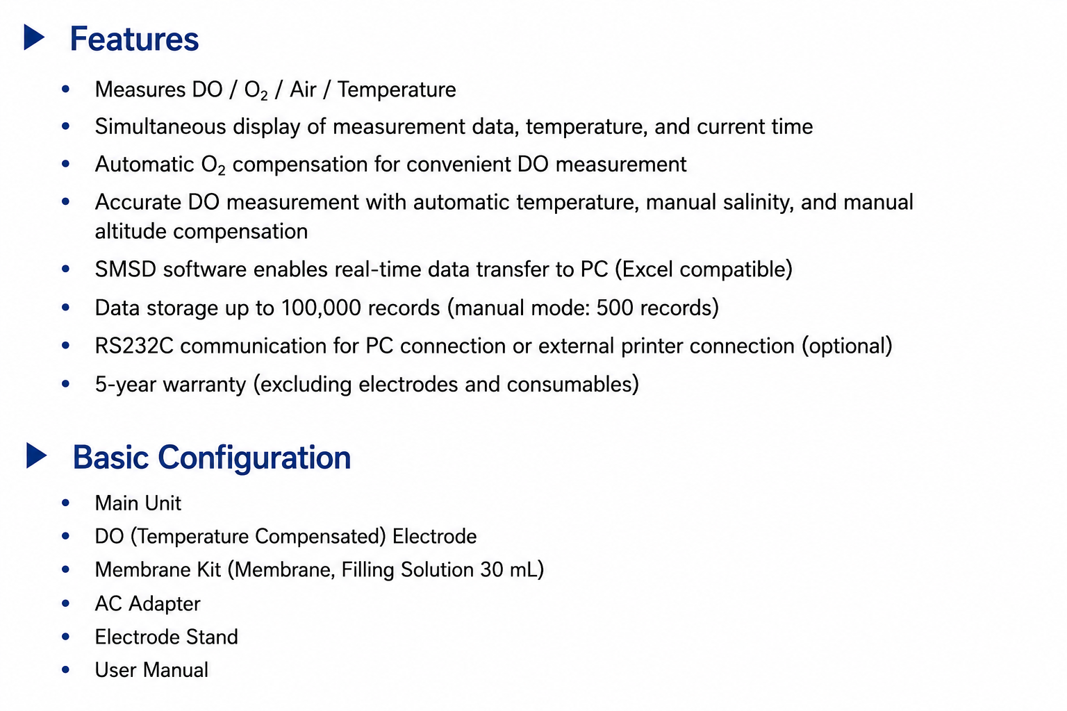 K3000-DO Laboratory DO/O₂/Air/Temp Meter