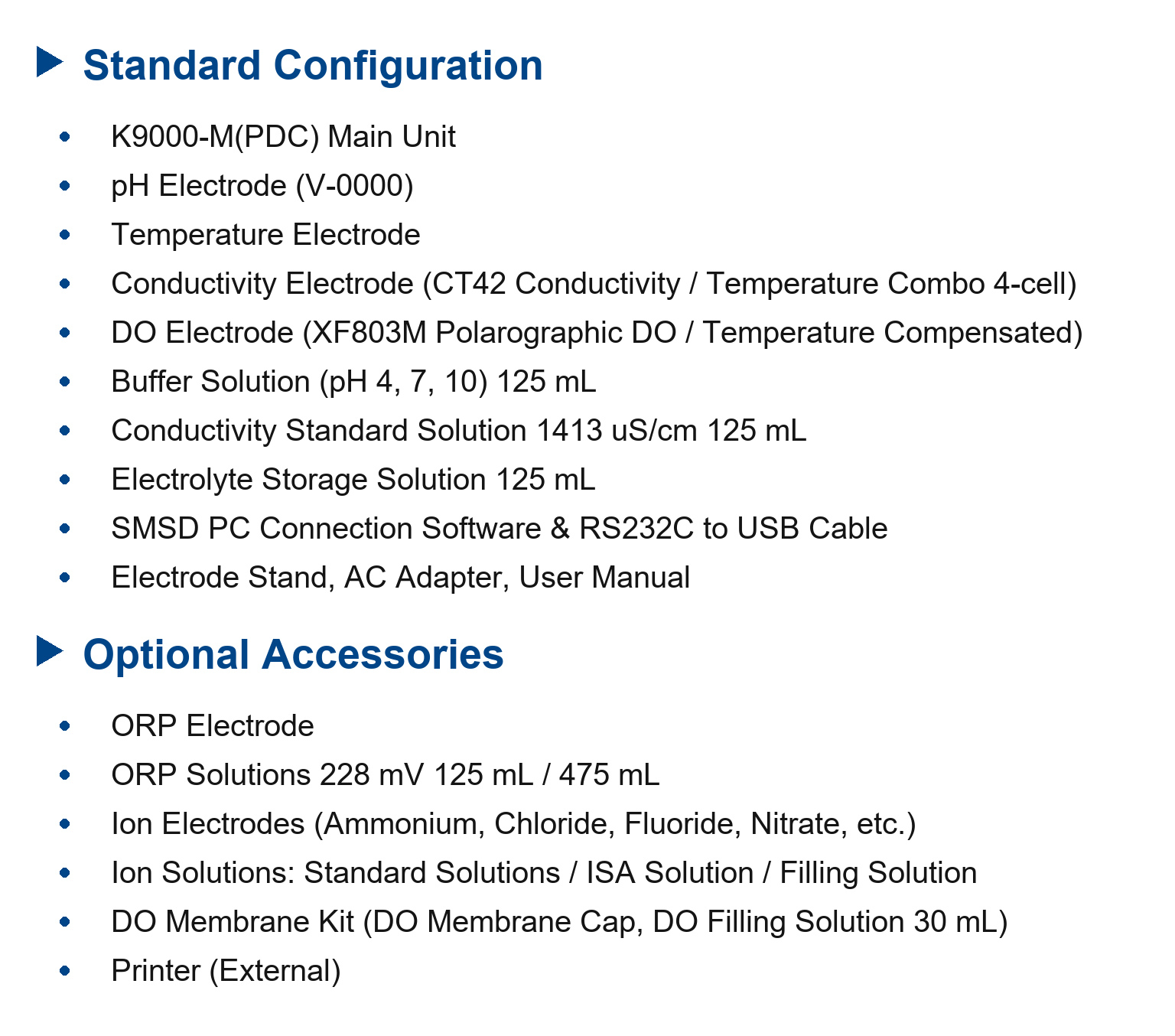 K9000-M(PDC) Laboratory pH/ORP/Ion, DO/Conductivity/TDS/Salinity/Resistivity Meter (Triple Channel)